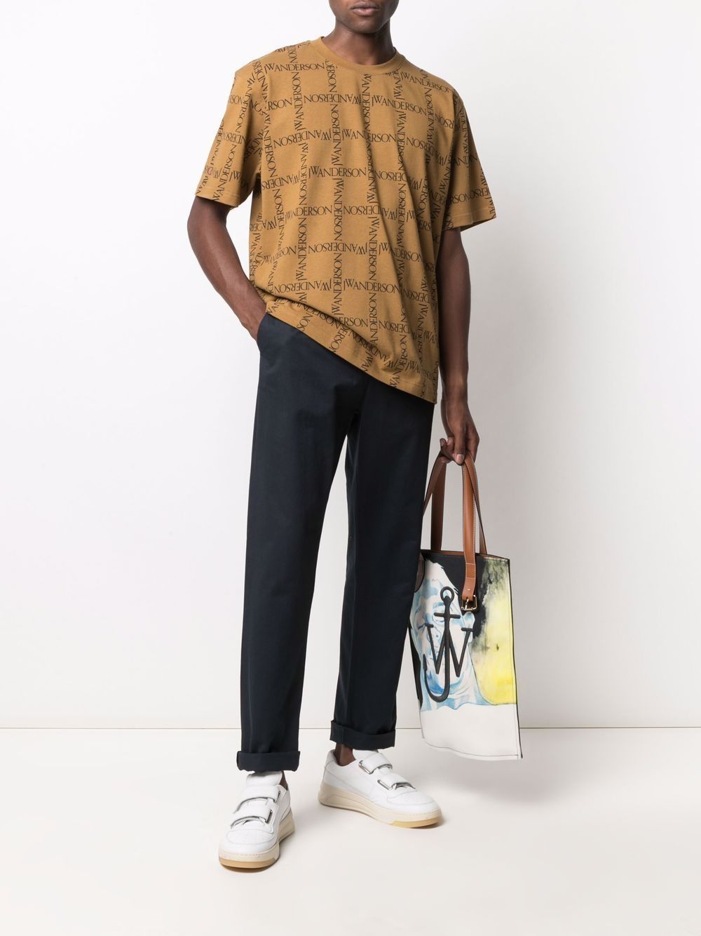 JW ANDERSON Oversize Short Sleeve Logo T-Shirt