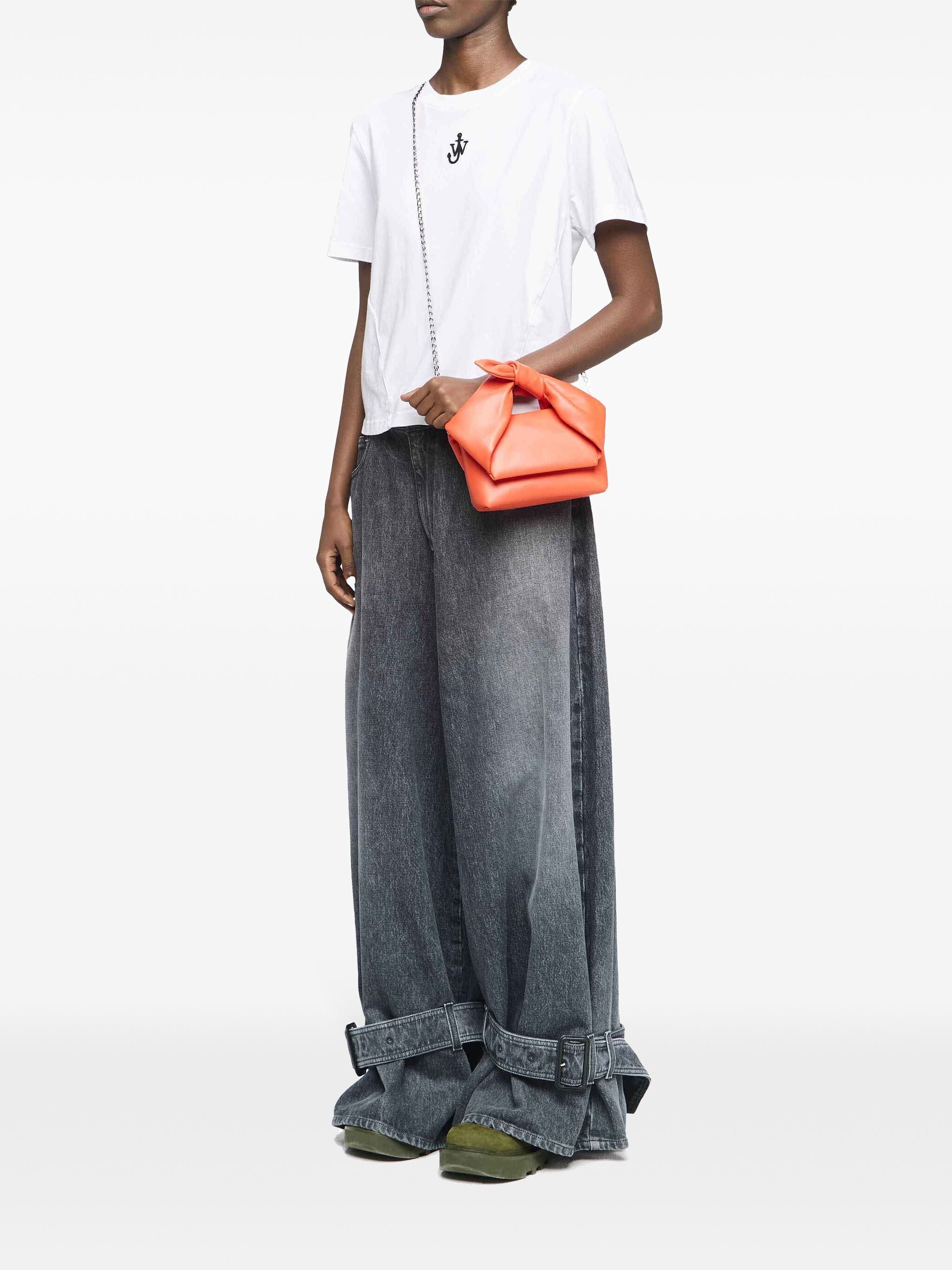 JW ANDERSON Mini Panelled Cropped T-Shirt
