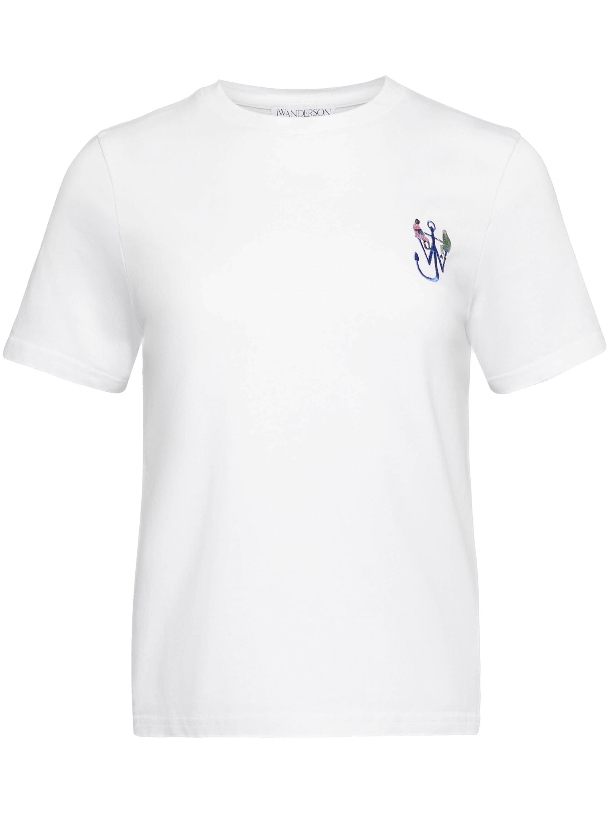 JW ANDERSON Embroidered Anchor Back Print T-Shirt - Women
