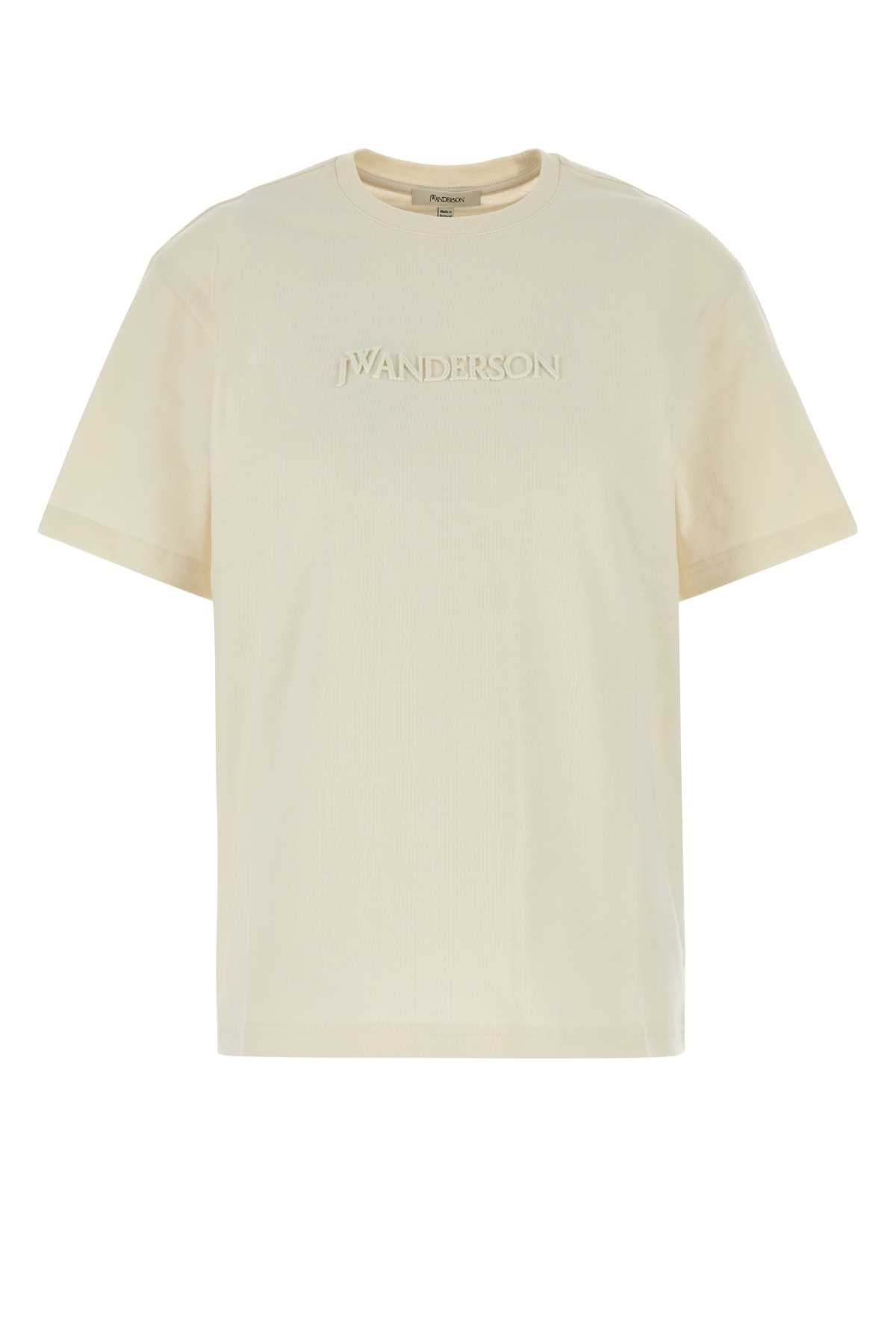 JW ANDERSON Cotton Logo Embroidered T-Shirt