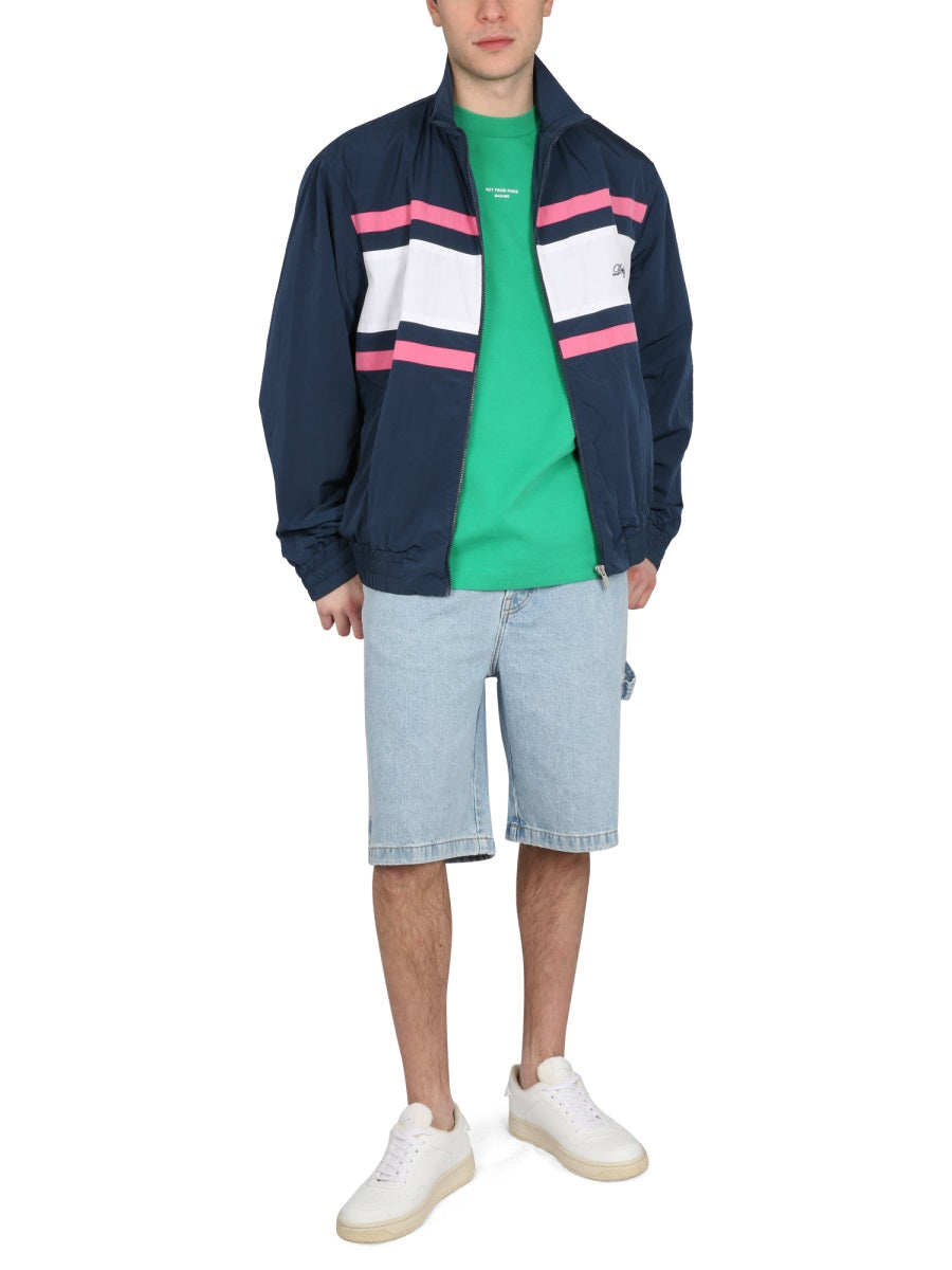 DRÔLE DE MONSIEUR Embroidered High Neck Jacket for Men