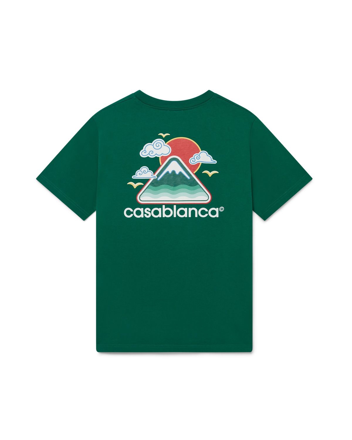 CASABLANCA Classic Wave Detail T-Shirt