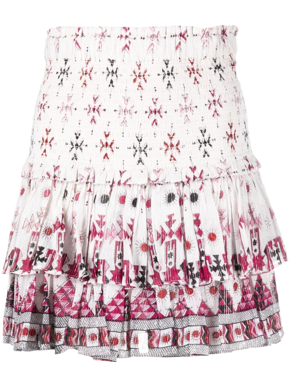 ISABEL MARANT ETOILE Ruffled Mini Cotton Skirt