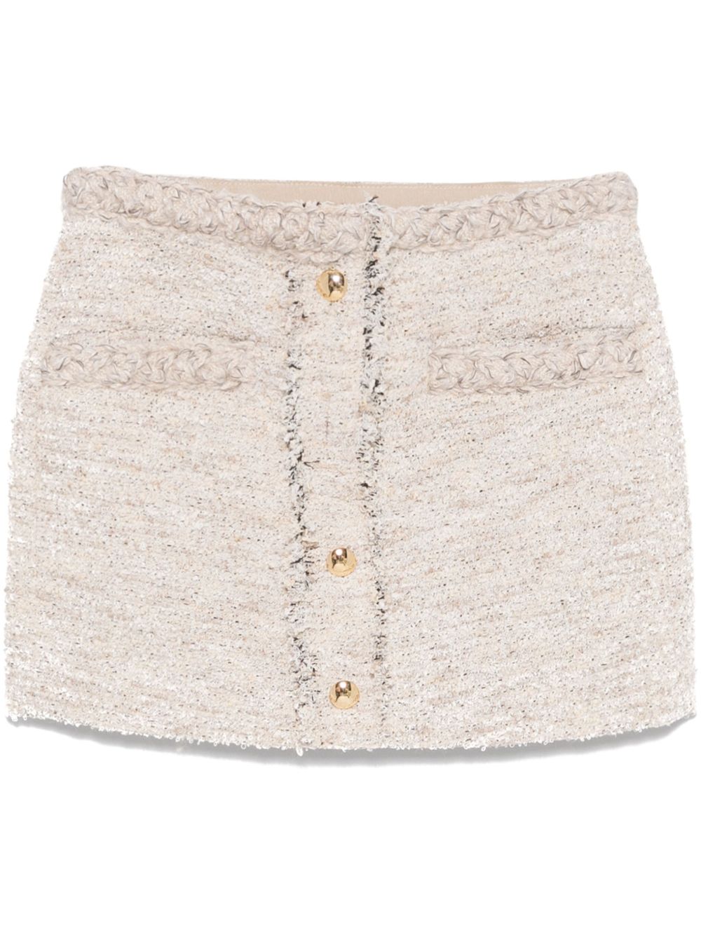 ISABEL MARANT Chic Mini Skirt with Braided Detail