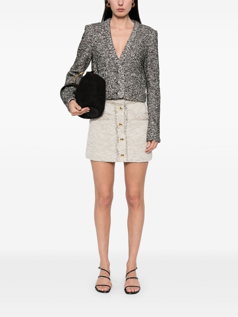 ISABEL MARANT Chic Mini Skirt with Braided Detail