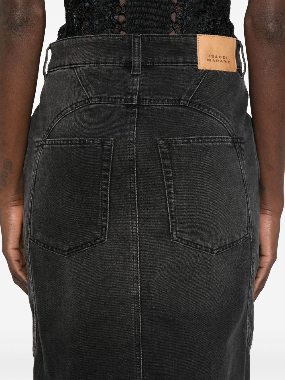 ISABEL MARANT Denim Midi Skirt