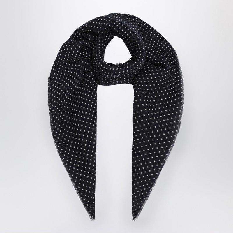 DESTIN Wool Polkadot Bandana with Fringed Edges