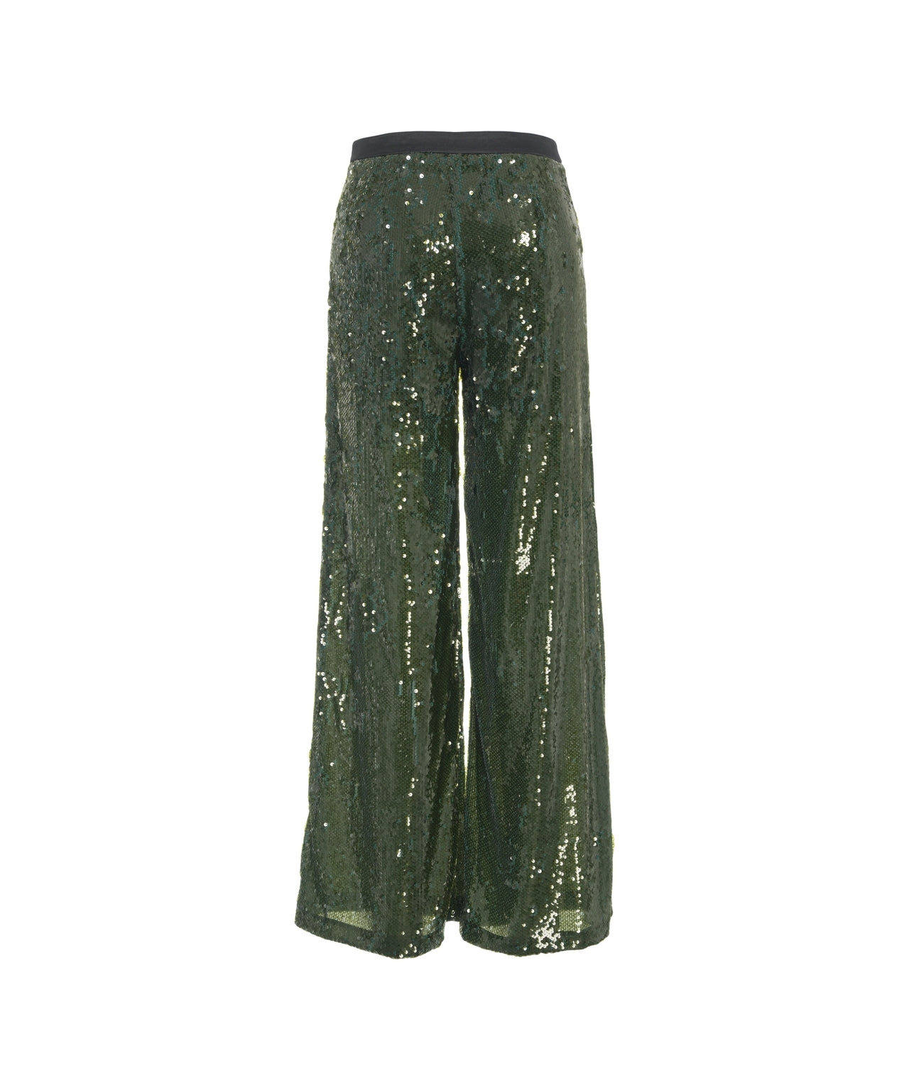 JUCCA Wide-Leg Sequined Palazzo Pants