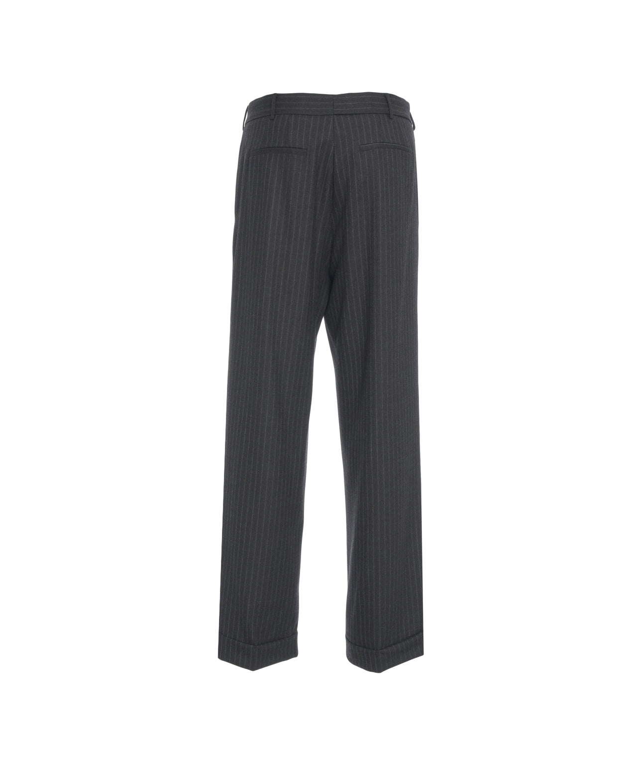 JUCCA Wide-Leg Pinstriped Trousers