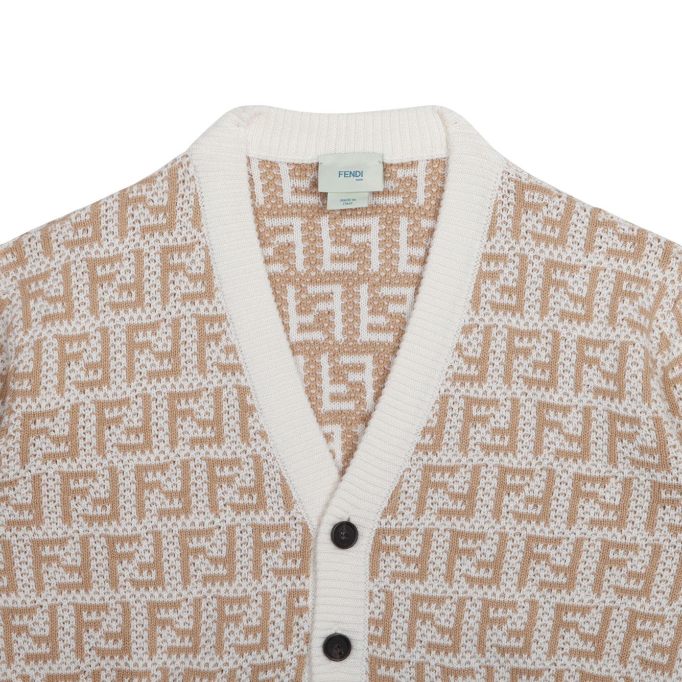 FENDI Mini Cotton Knit Sweater for Boys