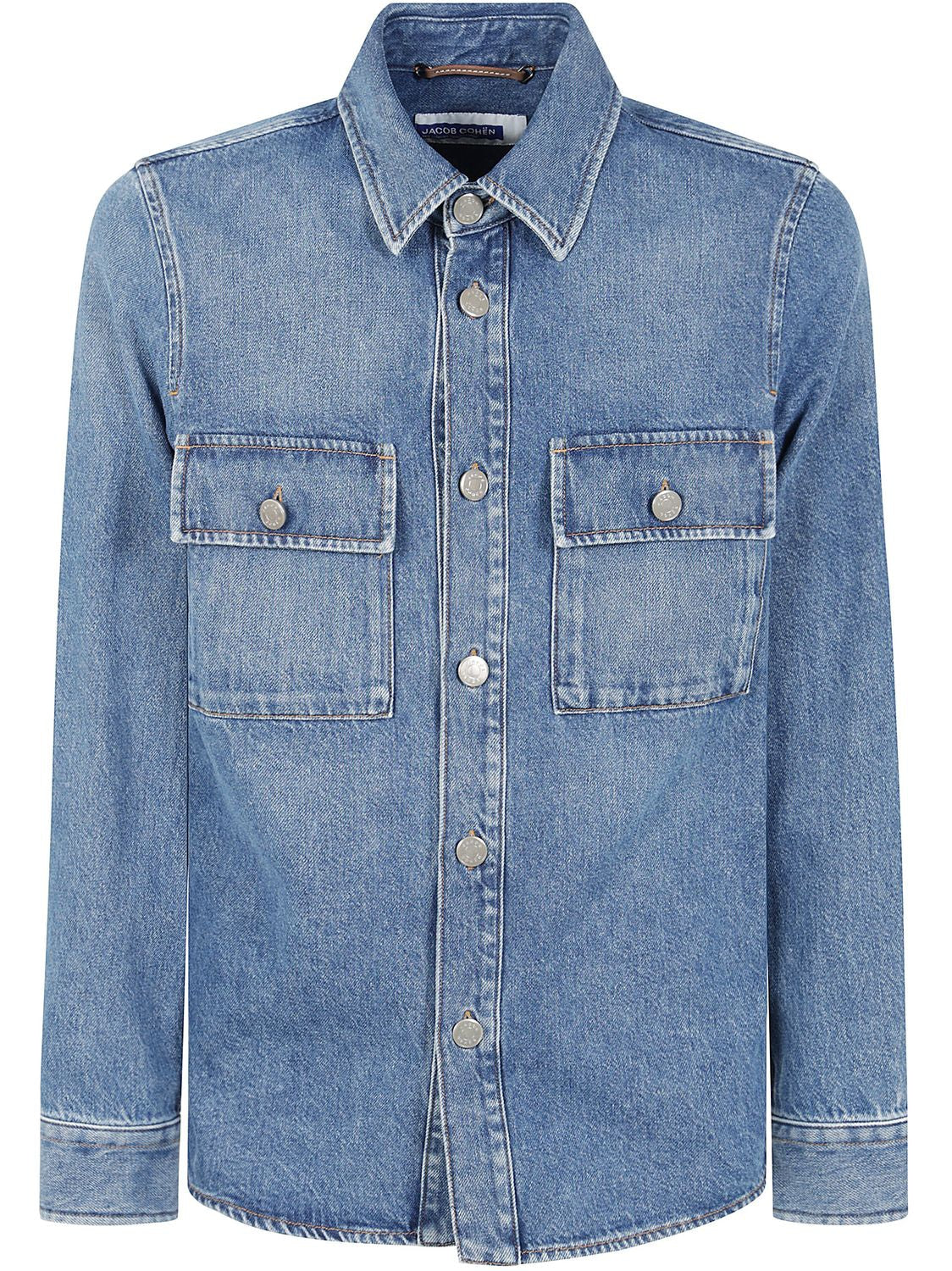 JACOB COHEN Light Vintage Denim Jacket for Men