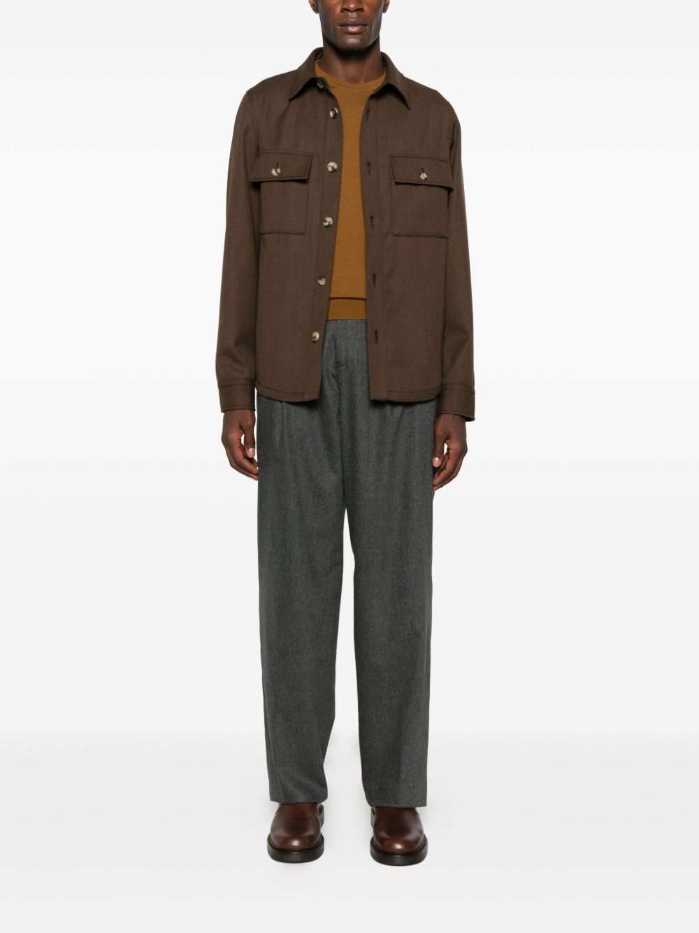 JACOB COHEN Wool Shirt Jacket for Men - FW25 Collection