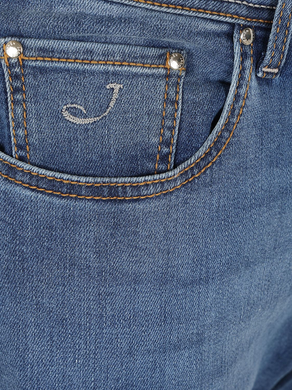 JACOB COHEN Slim Fit 5 Pocket Pants for Men - Spring/Summer 2025