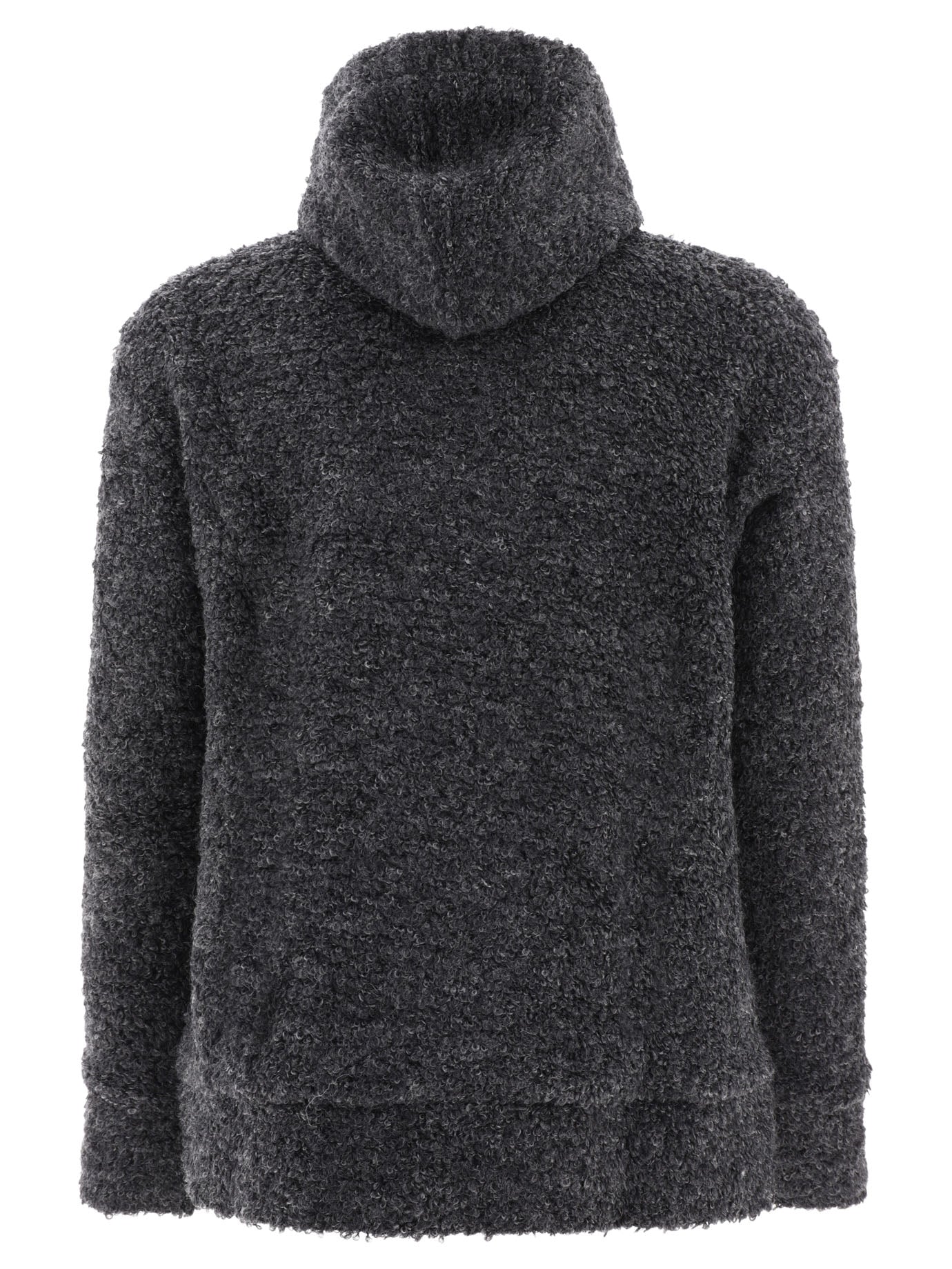 JUNYA WATANABE MAN Textured Drawstring Zipped Hoodie - Perfect for Layering
