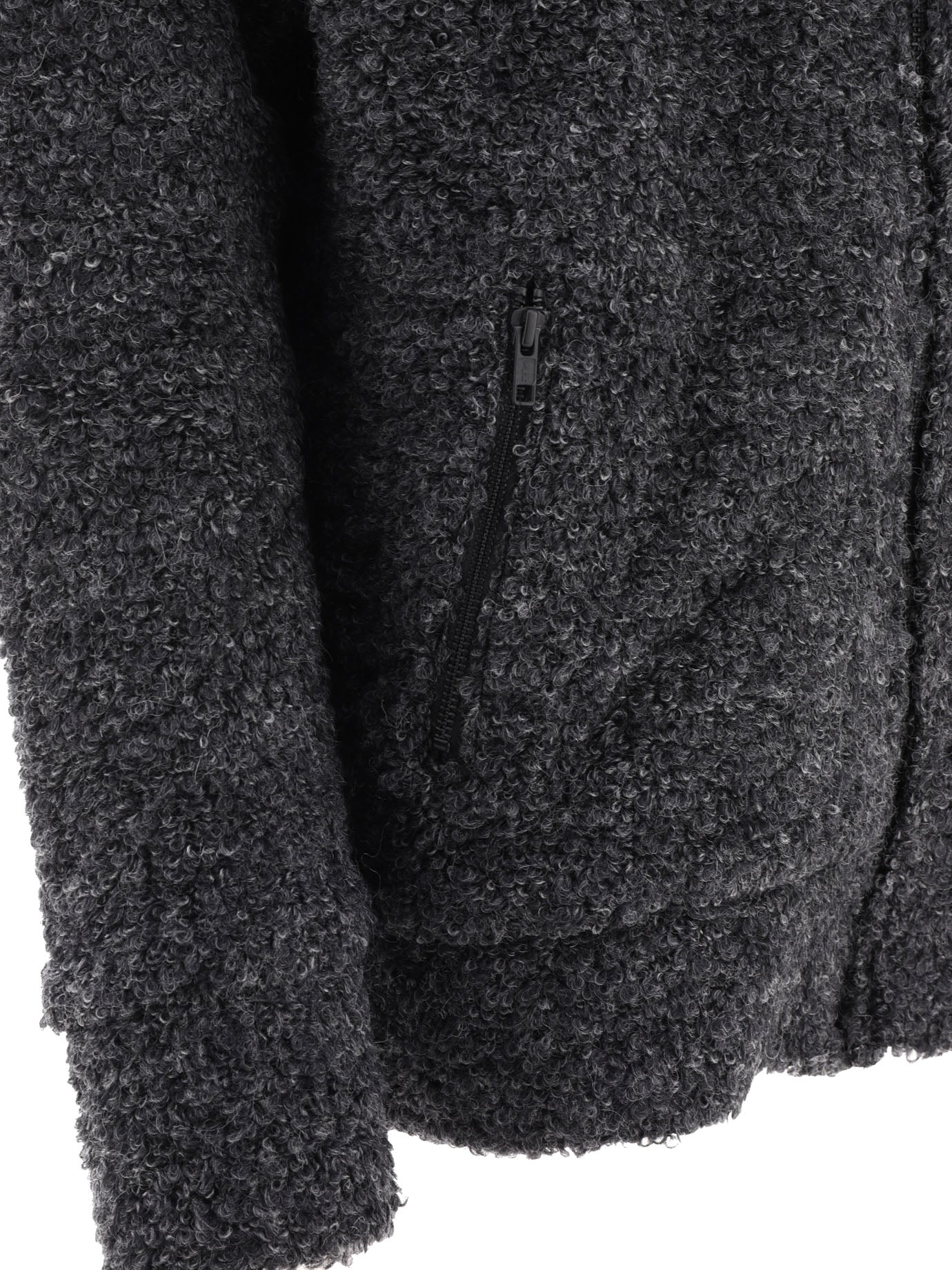 JUNYA WATANABE MAN Textured Drawstring Zipped Hoodie - Perfect for Layering
