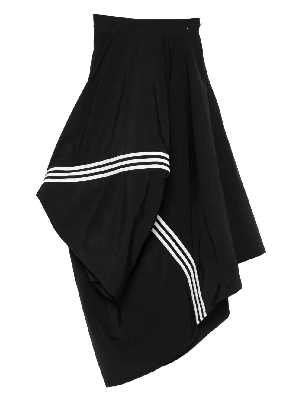 Y-3 Asymmetrical Mini Hem Skirt