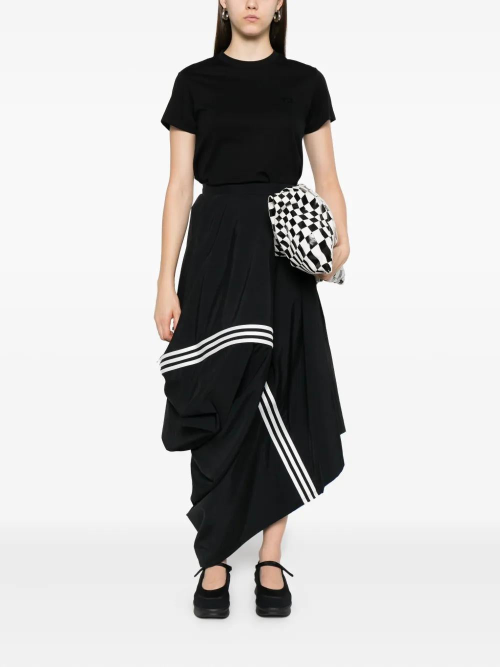 Y-3 Asymmetrical Mini Hem Skirt