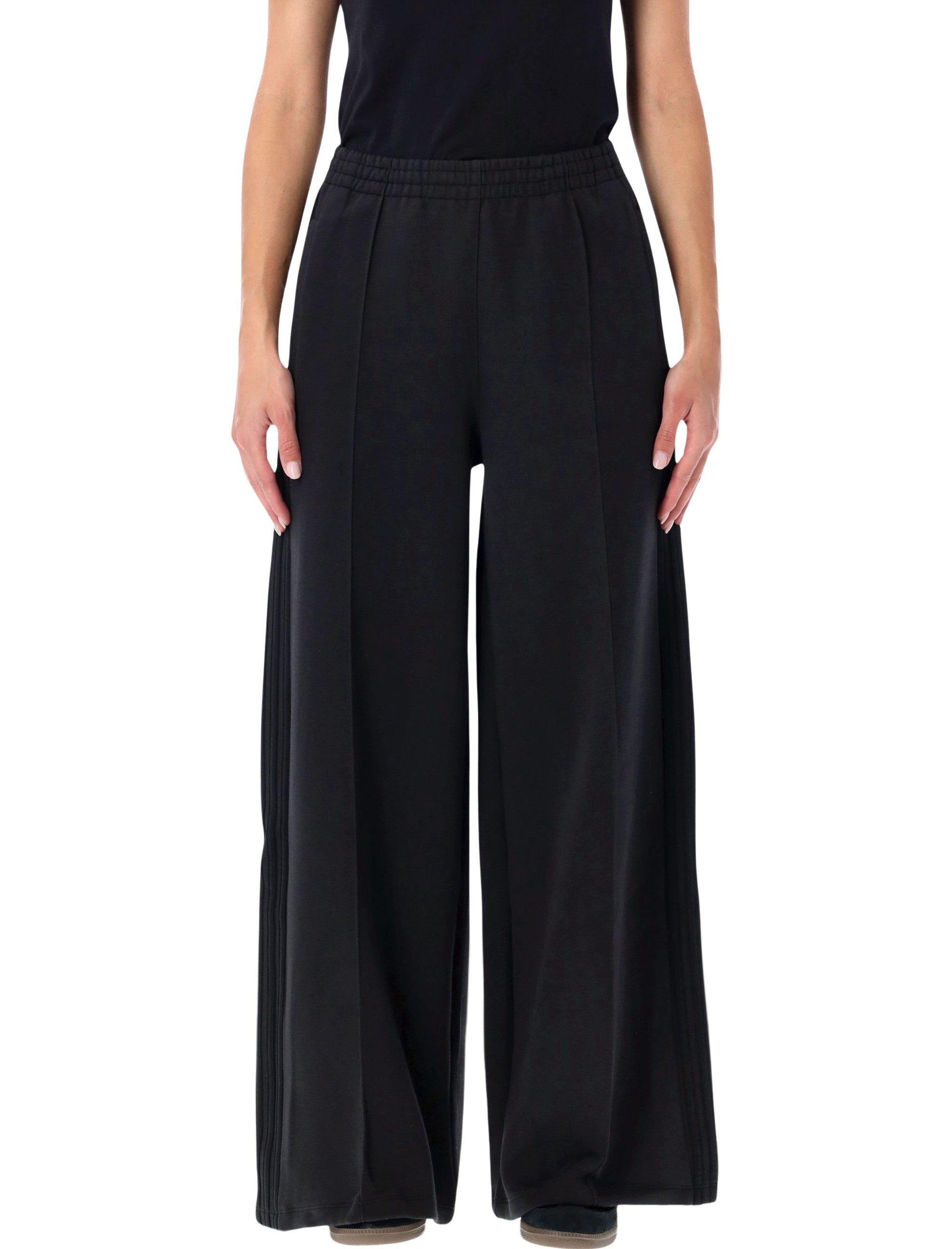 ADIDAS ORIGINALS Wide-Leg Spacer 3-Stripes Track Pants - Size S