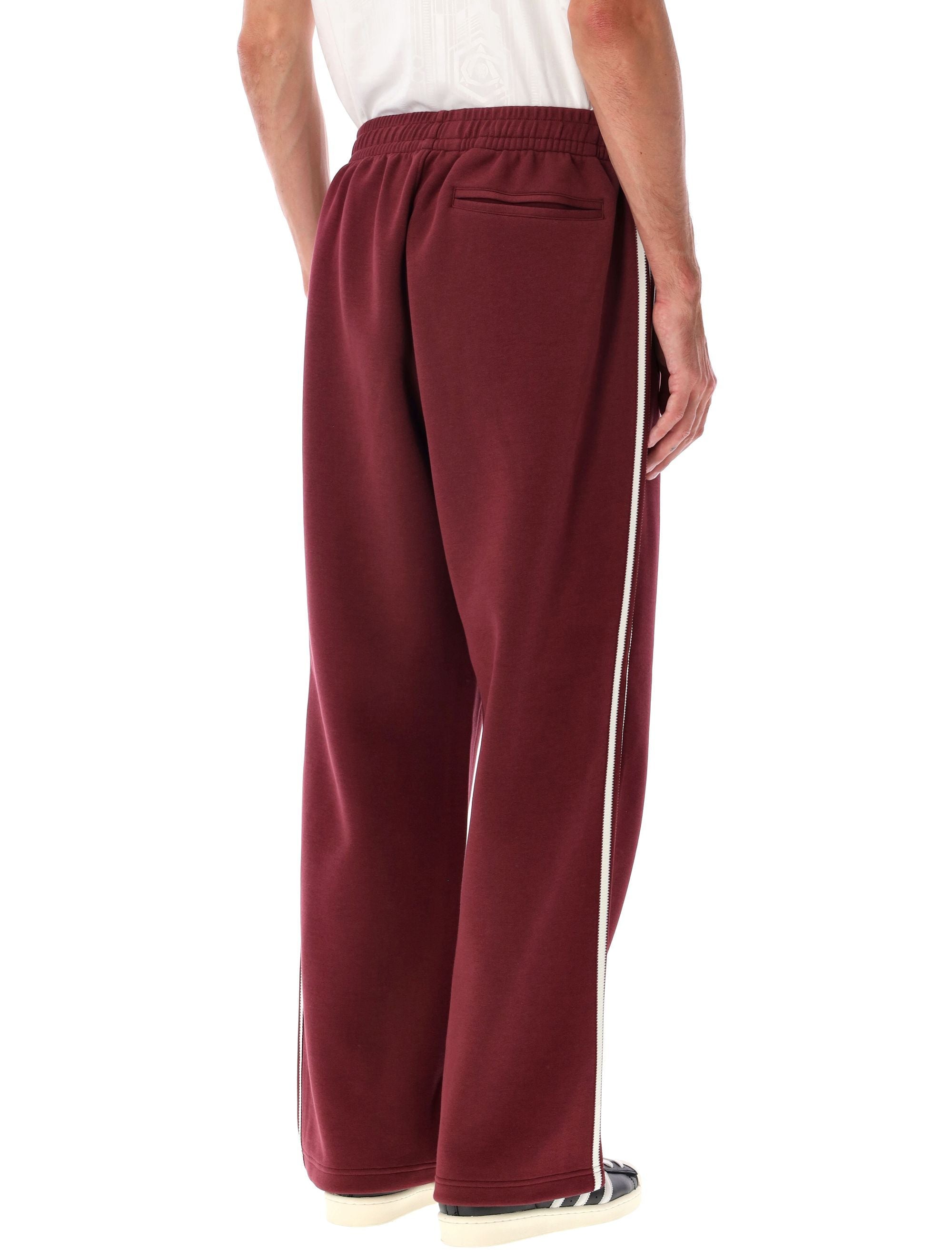 ADIDAS ORIGINALS Premium Cotton Track Pants with 3-Stripes - Size L