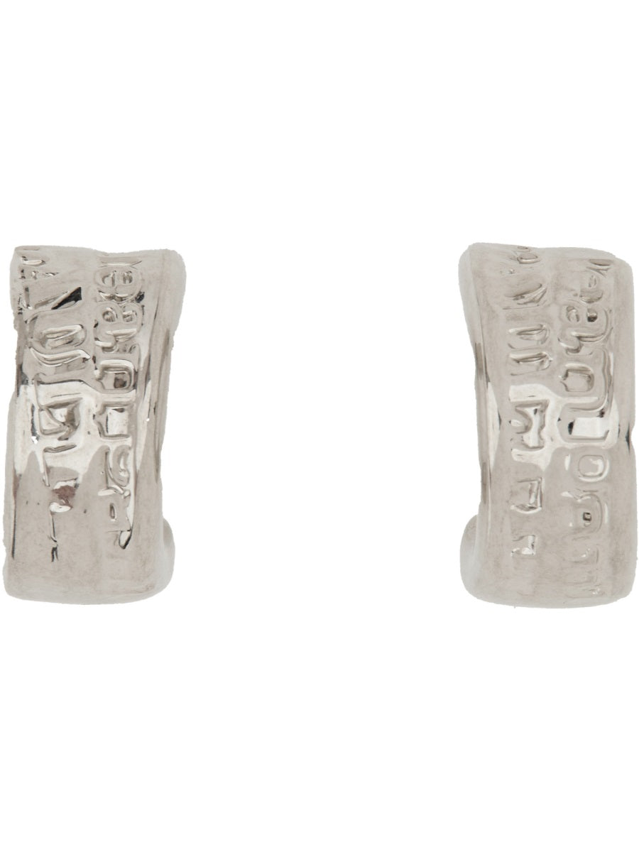 JEAN PAUL GAULTIER Brass Earrings for Women - FW25 Collection