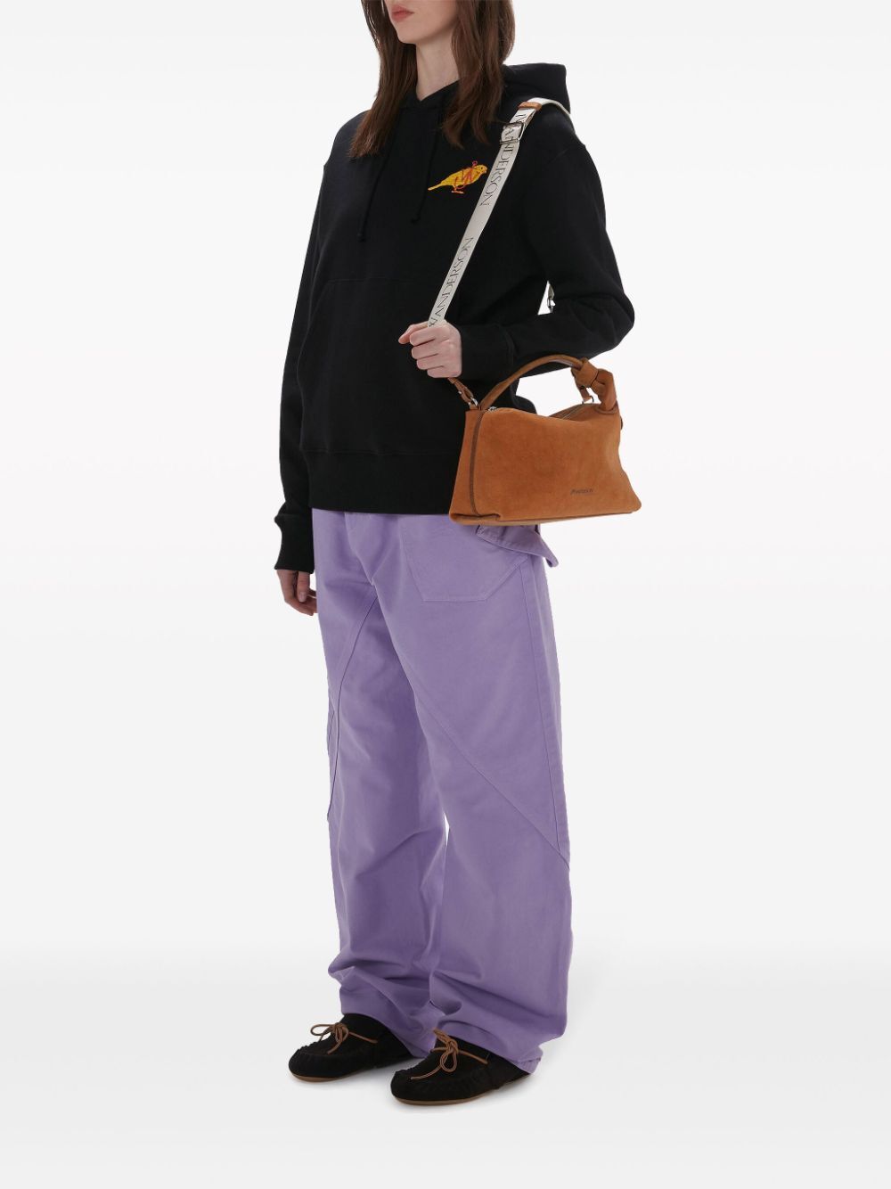 JW ANDERSON Canary Embroidery Logo Sweatshirt