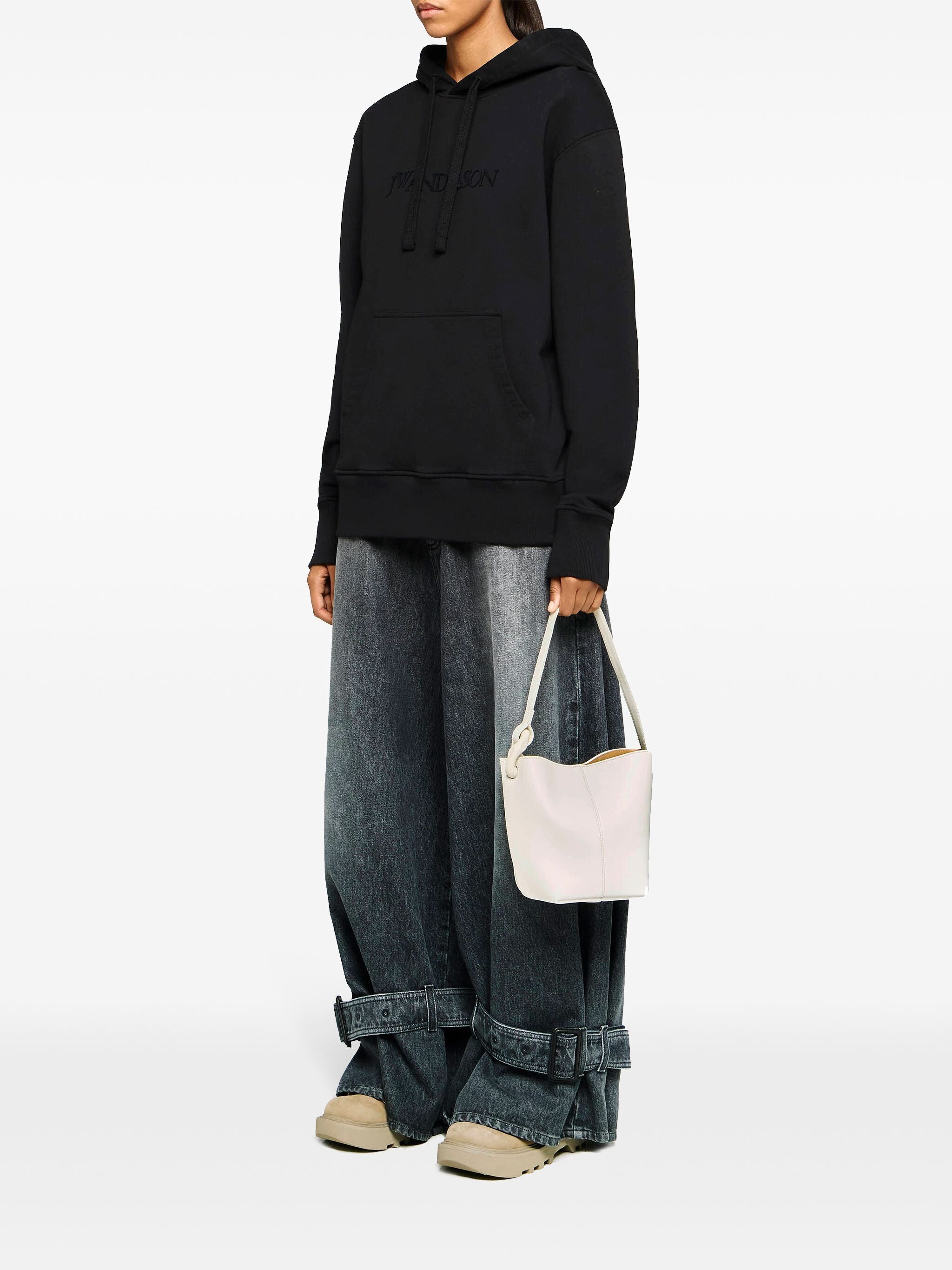 JW ANDERSON Embroidered Logo Hoodie