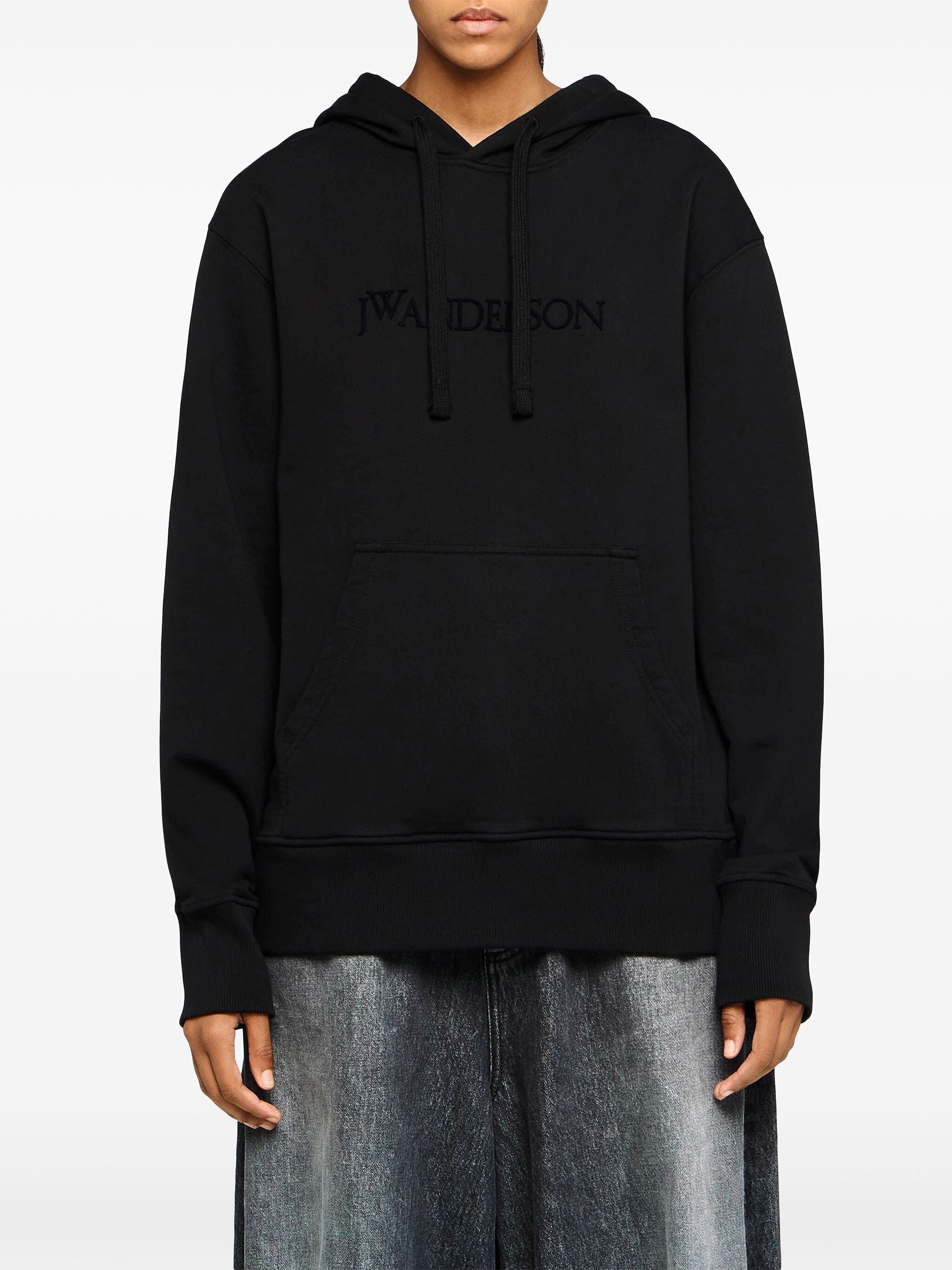 JW ANDERSON Embroidered Logo Hoodie