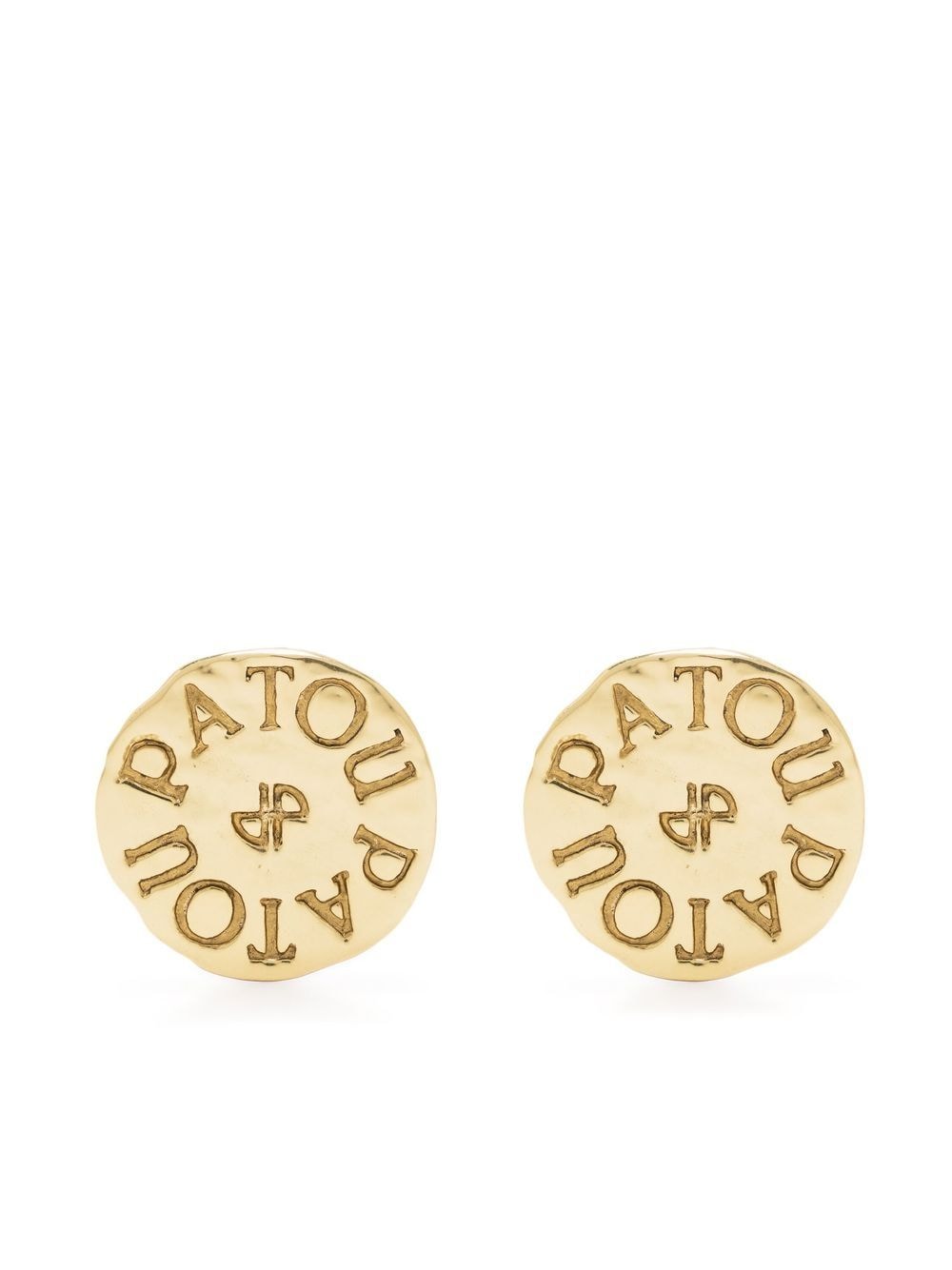 PATOU Engraved Coin Earrings