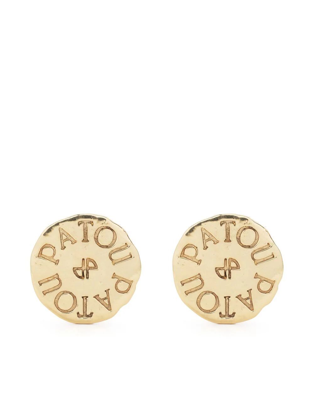 PATOU Vintage-Inspired Coin Clip Earrings