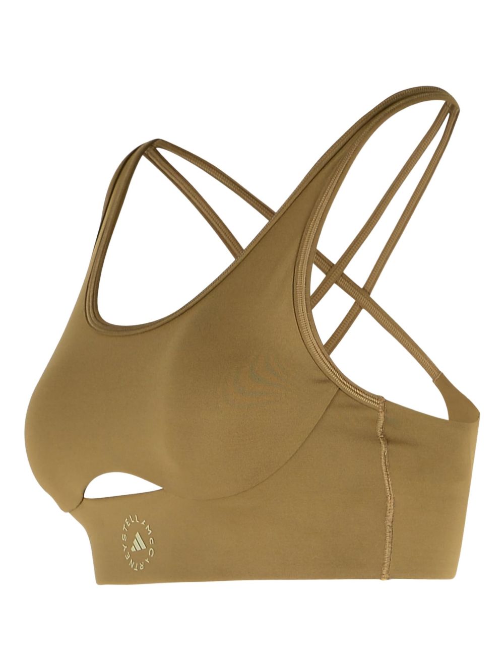 ADIDAS BY STELLA MCCARTNEY Cross-Back Yoga Bra with Cutout Detail