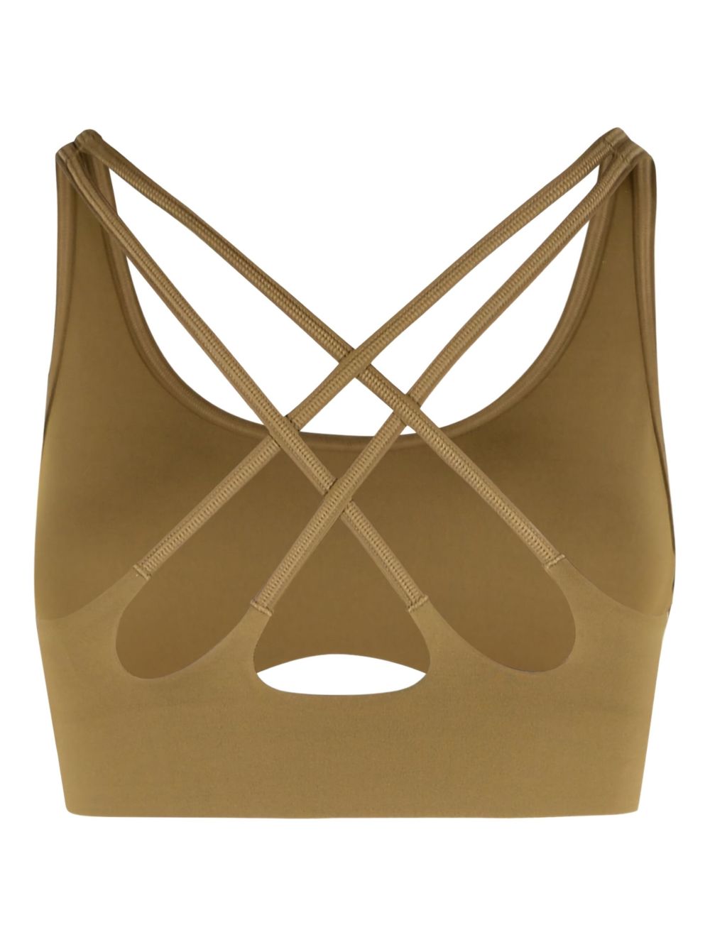 ADIDAS BY STELLA MCCARTNEY Cross-Back Yoga Bra with Cutout Detail