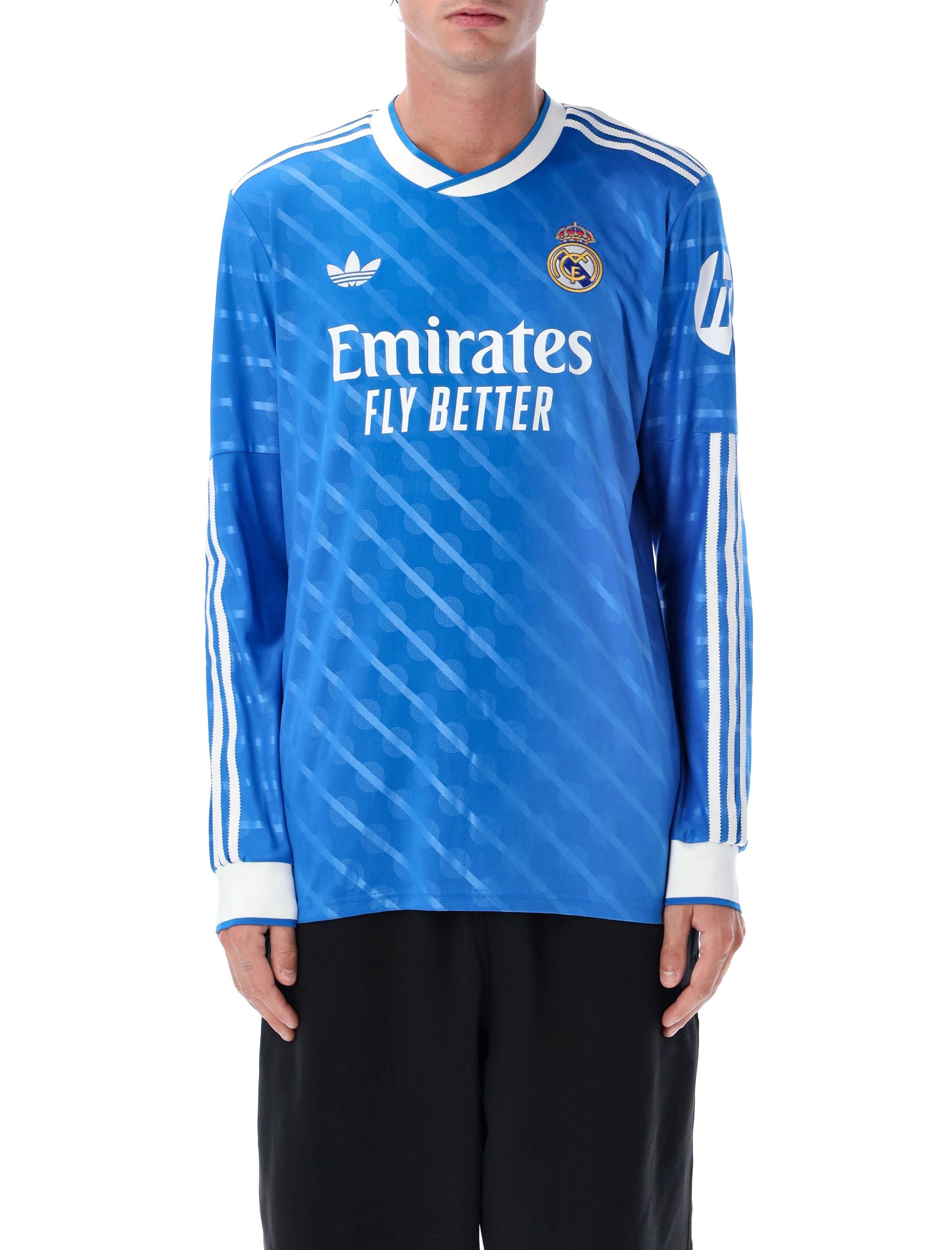 ADIDAS ORIGINALS Real Madrid 25/26 Long Sleeve Third T-Shirt - Size L
