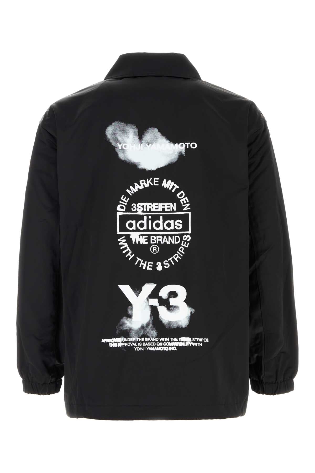 Y-3 Logo-Printed Shirt Jacket