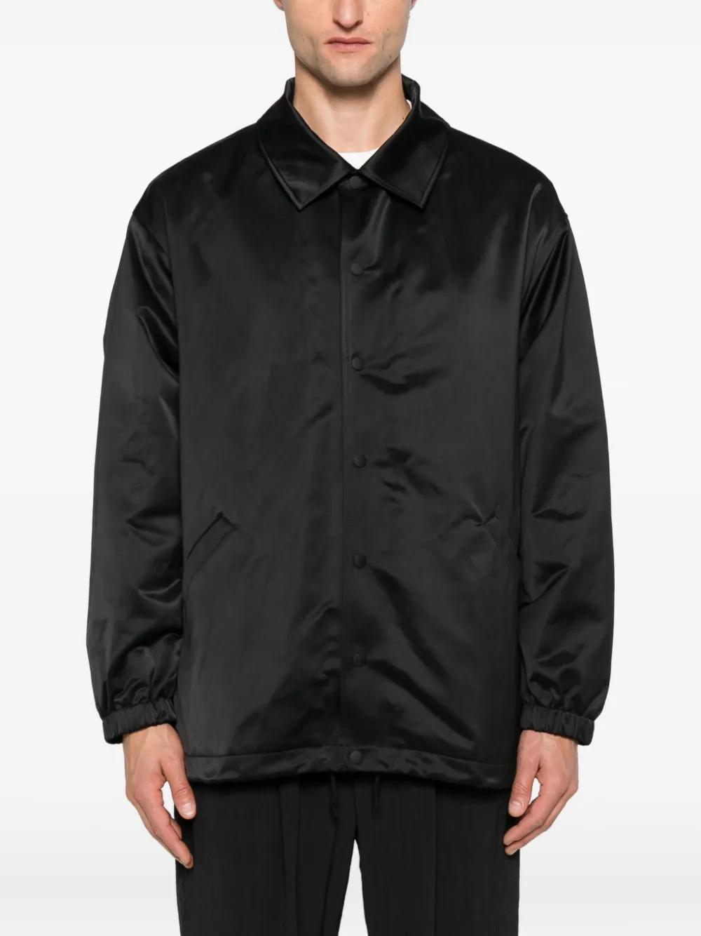Y-3 Logo-Printed Shirt Jacket