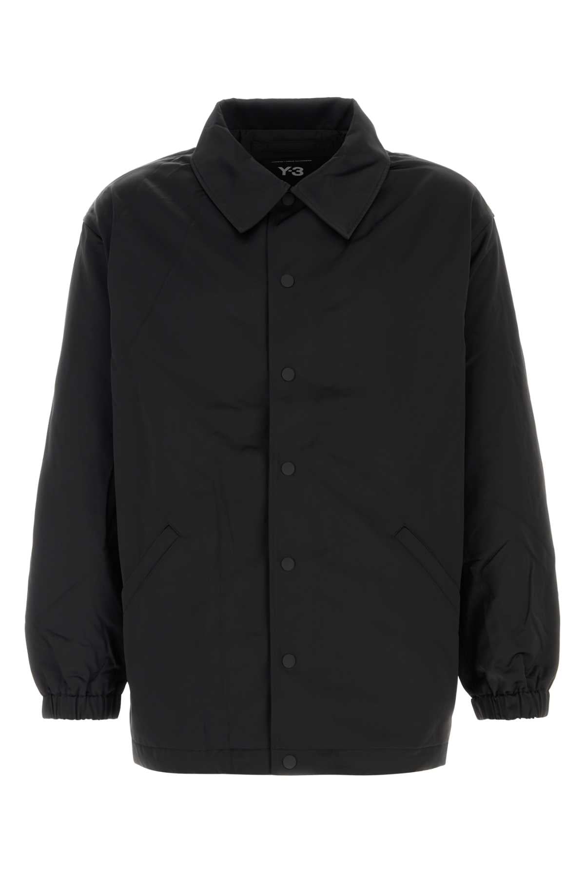 Y-3 Logo-Printed Shirt Jacket