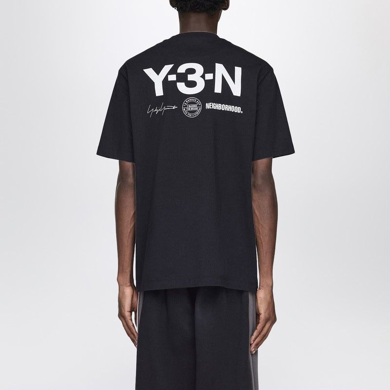 Y-3 X NEIGHBORHOOD Oversized Logo Print T-Shirt for Men