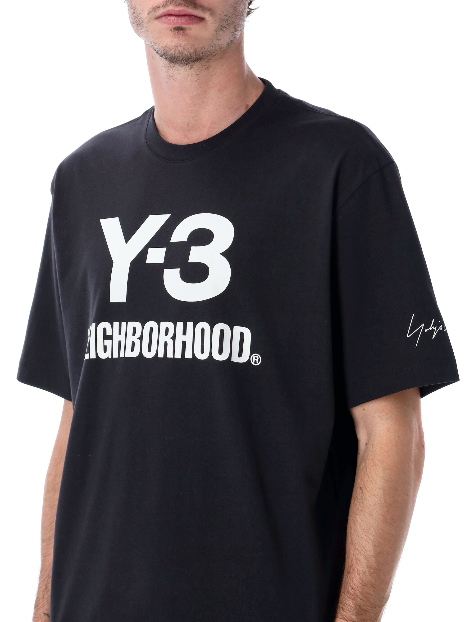 Y-3 X NEIGHBORHOOD Oversized Mini Logo T-Shirt - Relaxed Fit
