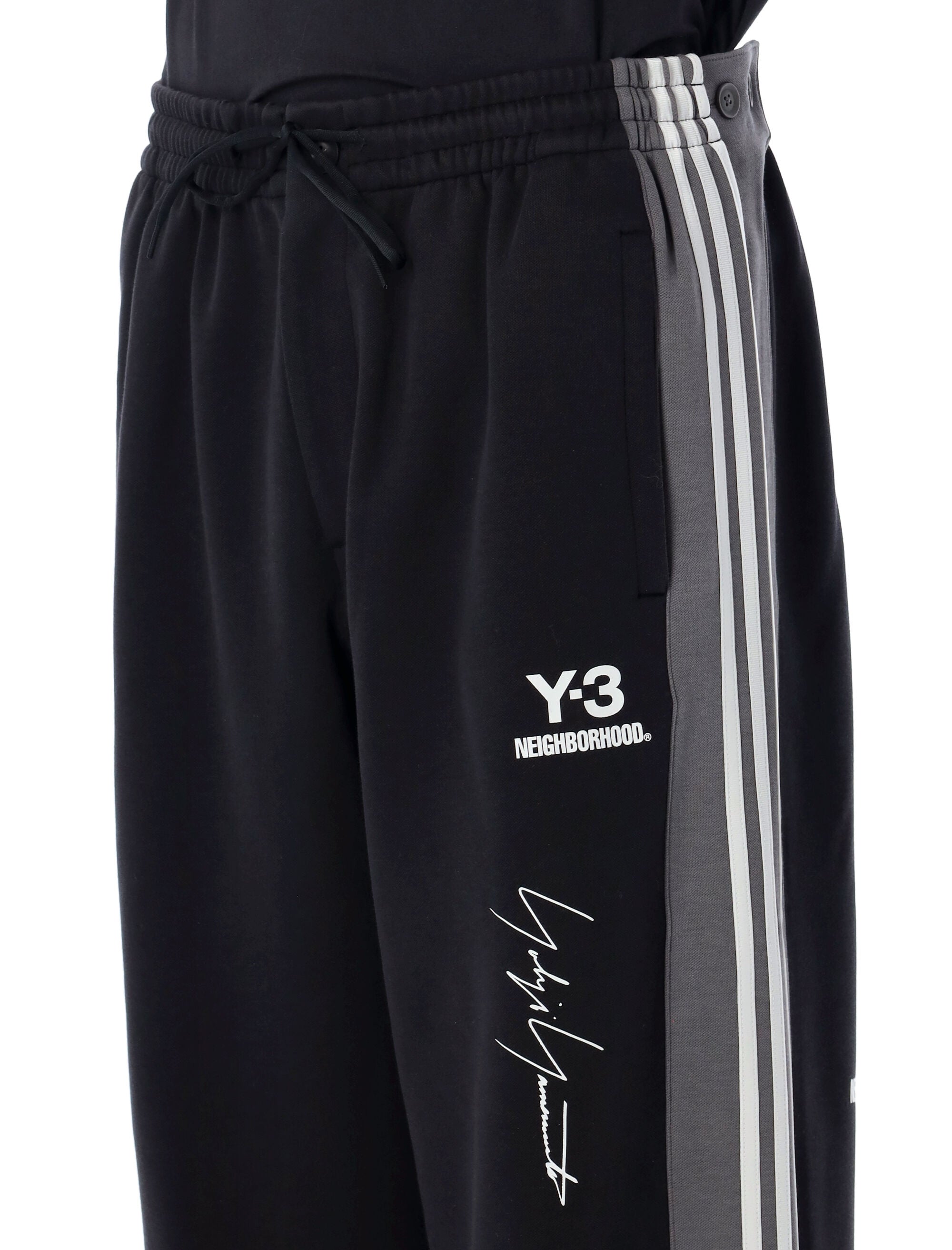 Y-3 X NEIGHBORHOOD Wide-Leg Layered Training Pants - Size L