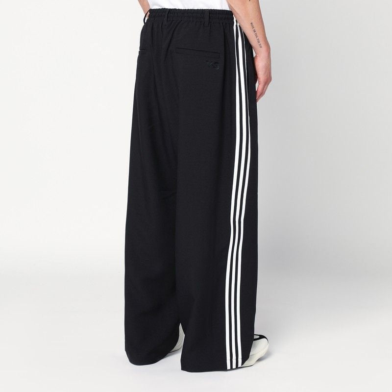 Y-3 Wide Leg 3-Stripes Pants