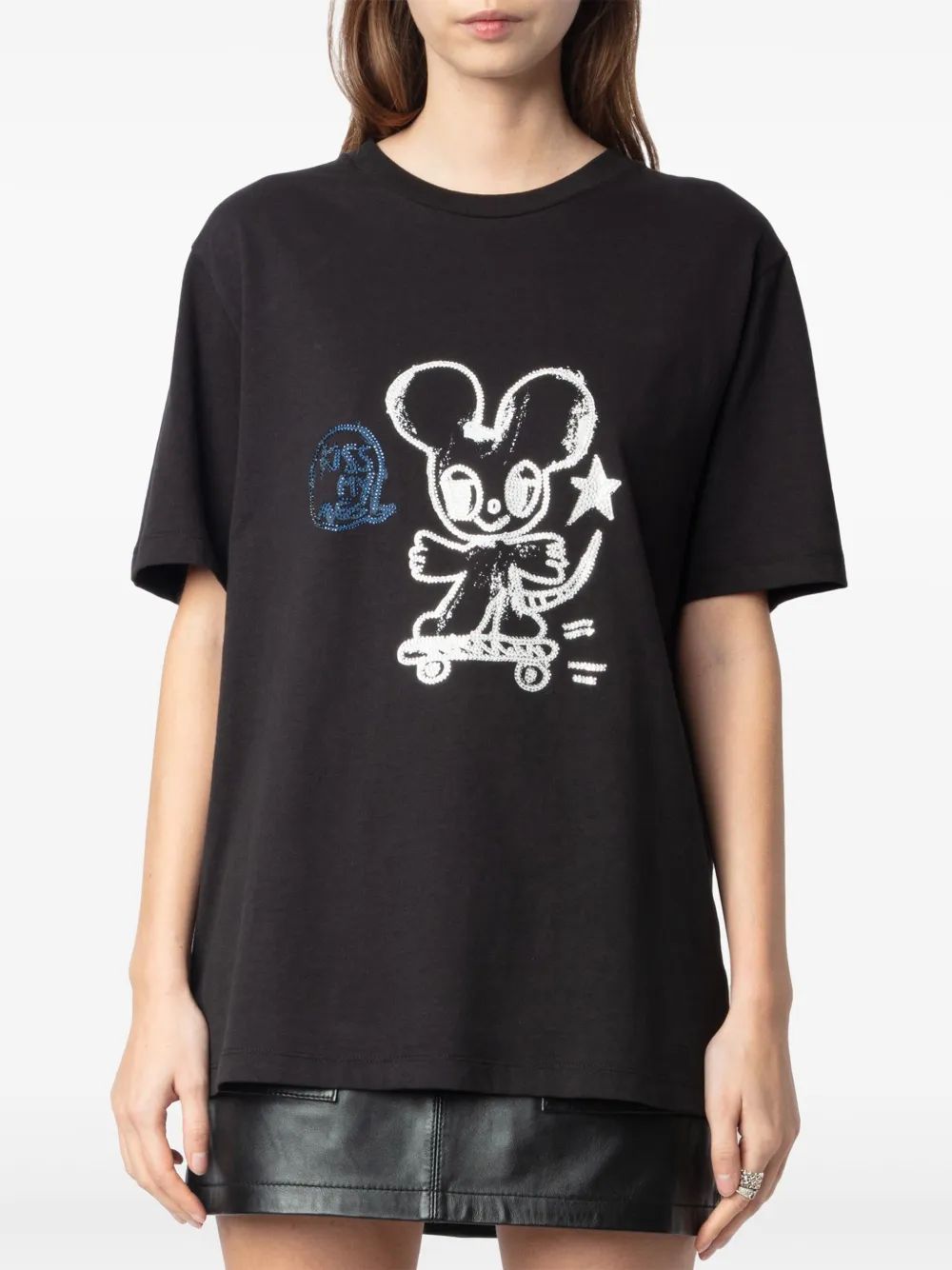 ZADIG&VOLTAIRE Edwin Strass Mini T-Shirt for Women