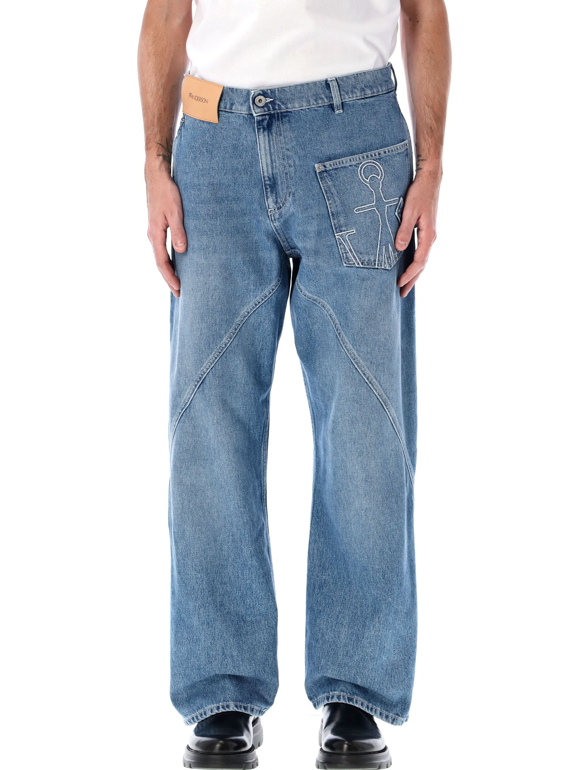 JW ANDERSON Twisted Workwear Denim Pants