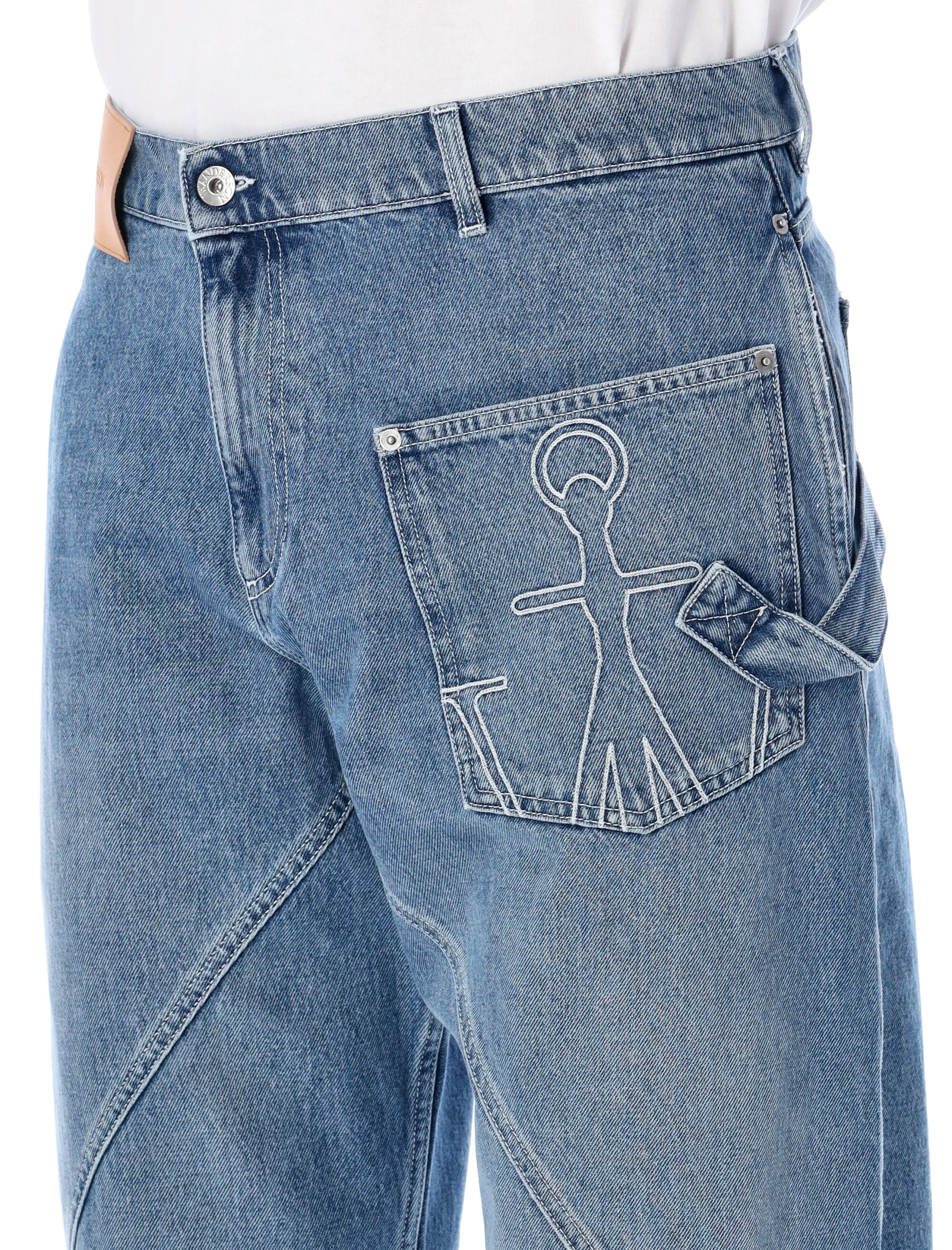 JW ANDERSON Twisted Workwear Denim Pants