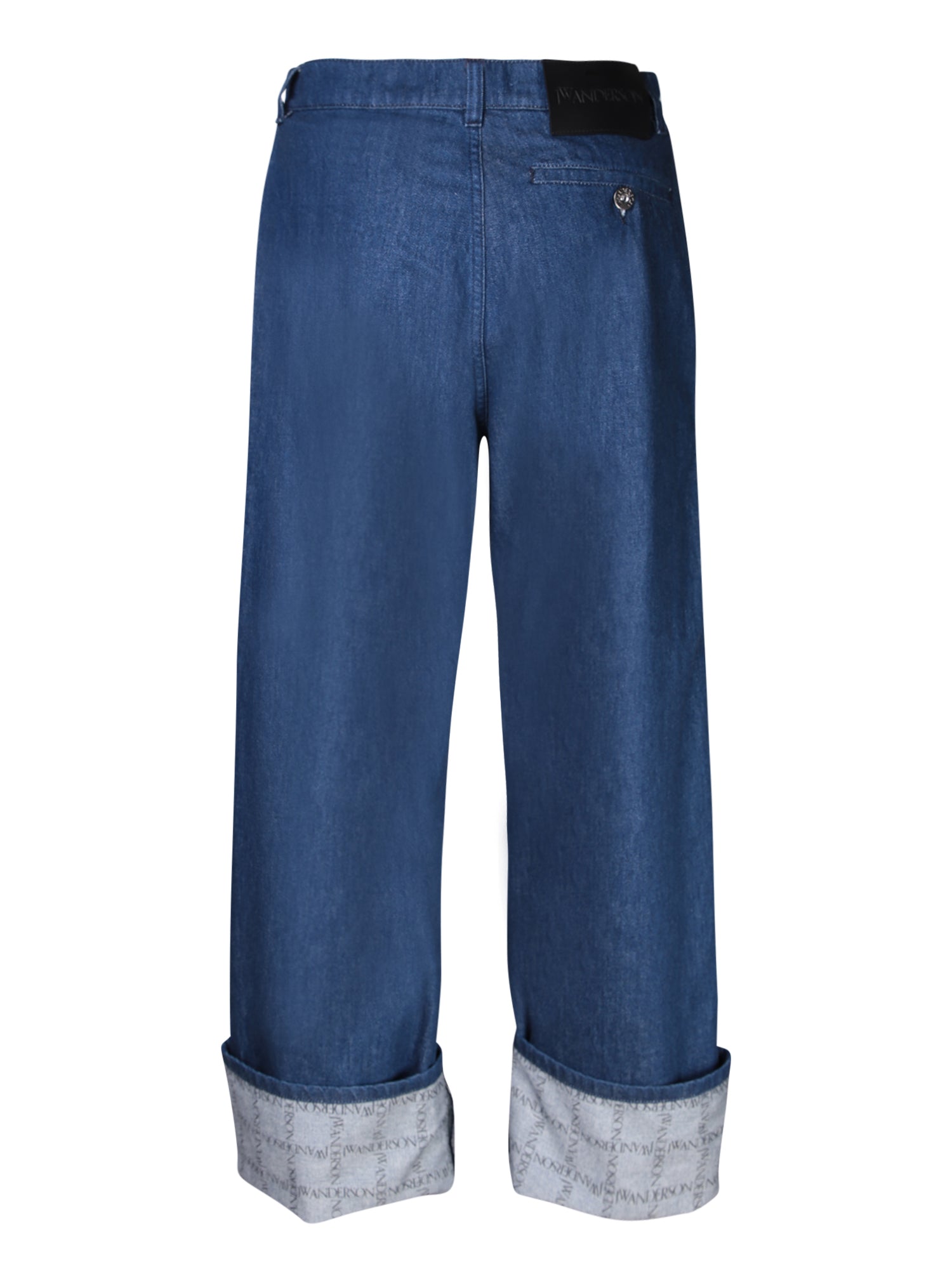 JW ANDERSON Men's Modern Fit Blue Jeans