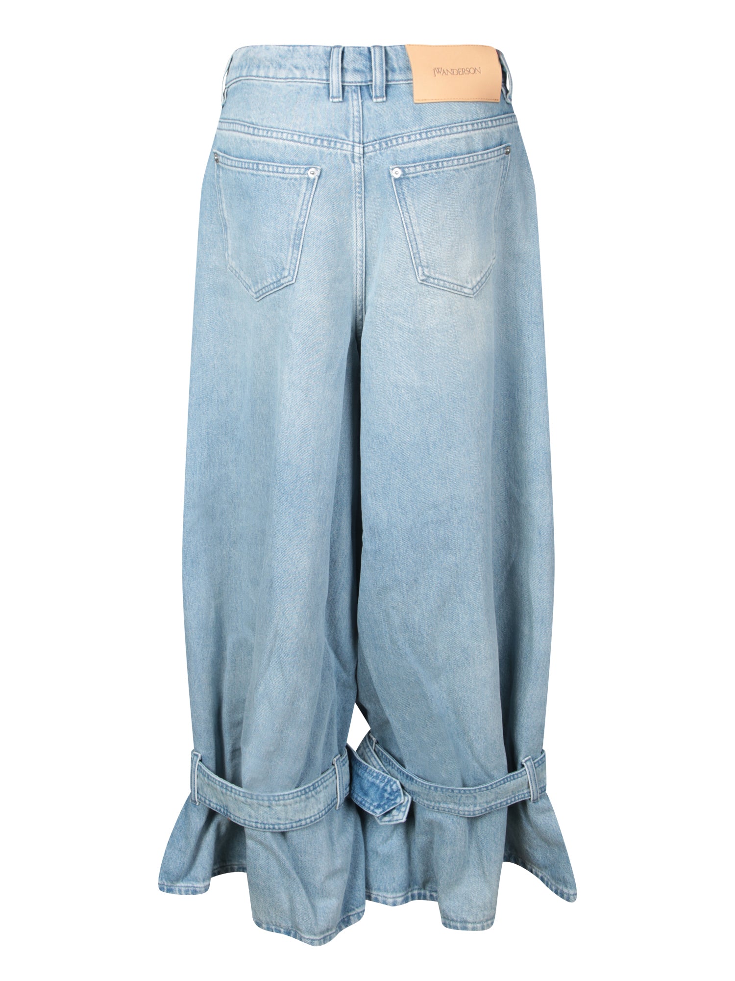 JW ANDERSON High-Waisted Wide-Leg Jeans
