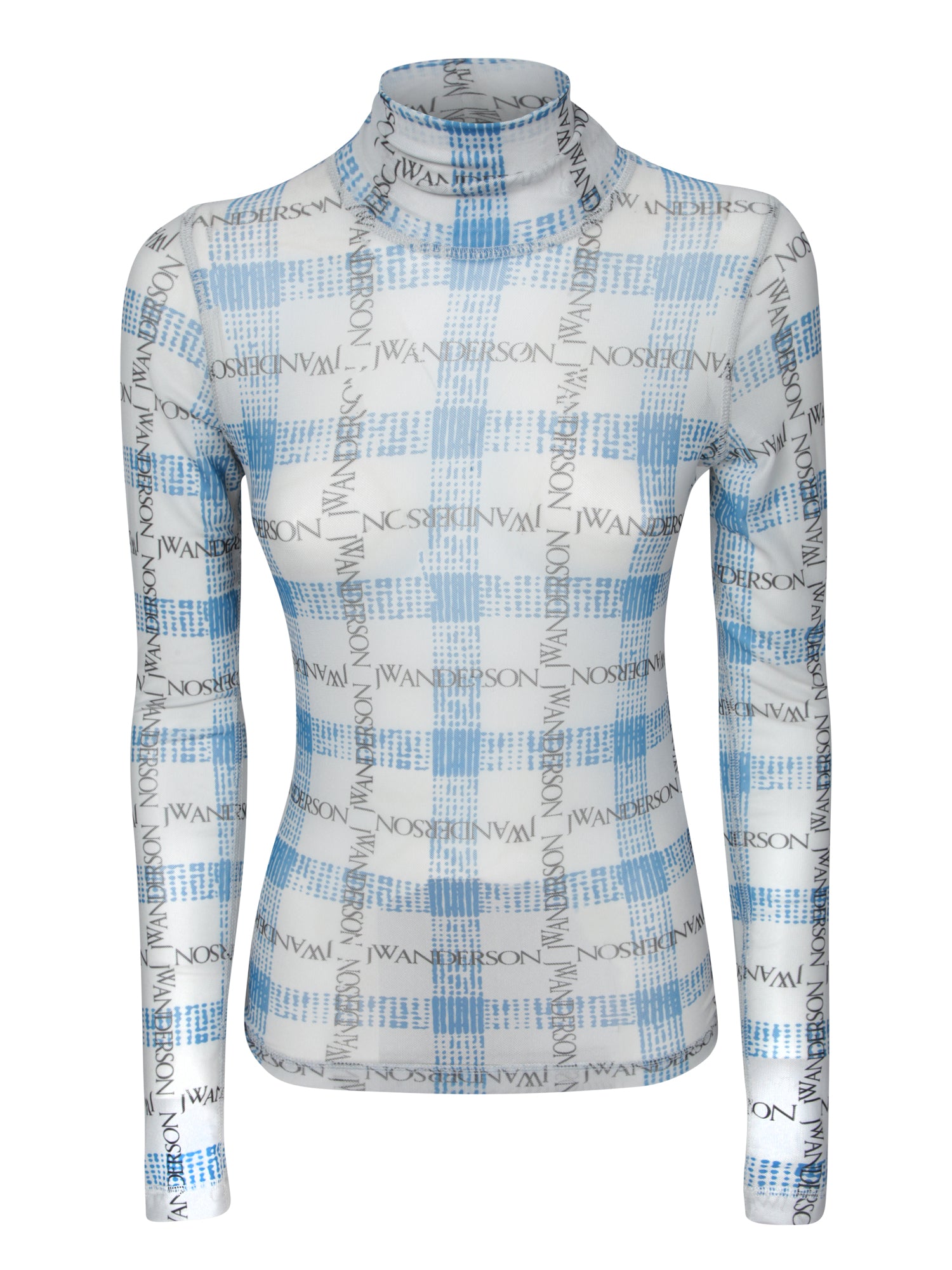 JW ANDERSON Long Sleeve Mock Neck Sweater