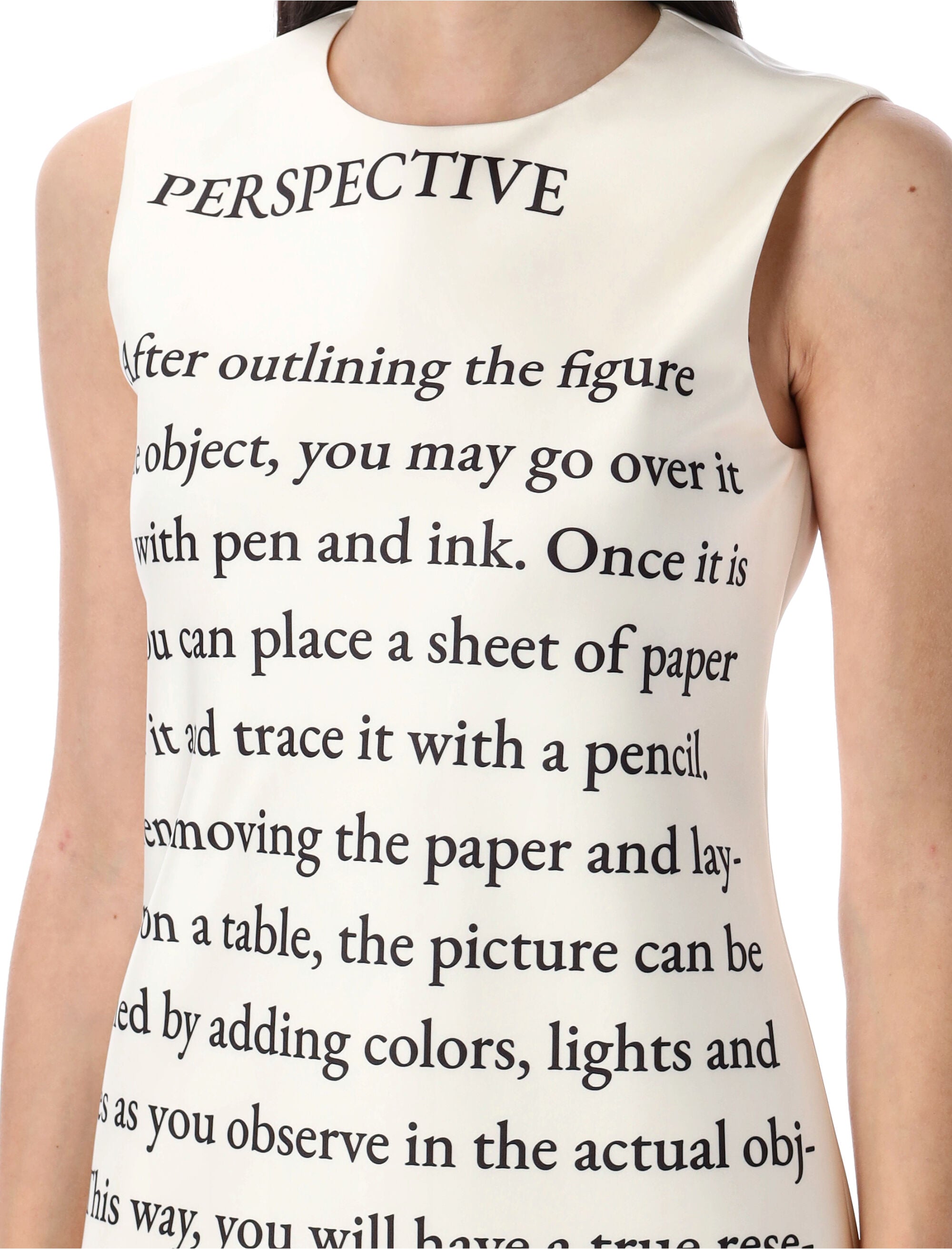 JW ANDERSON Text Print Mini Shift Dress - Size 8