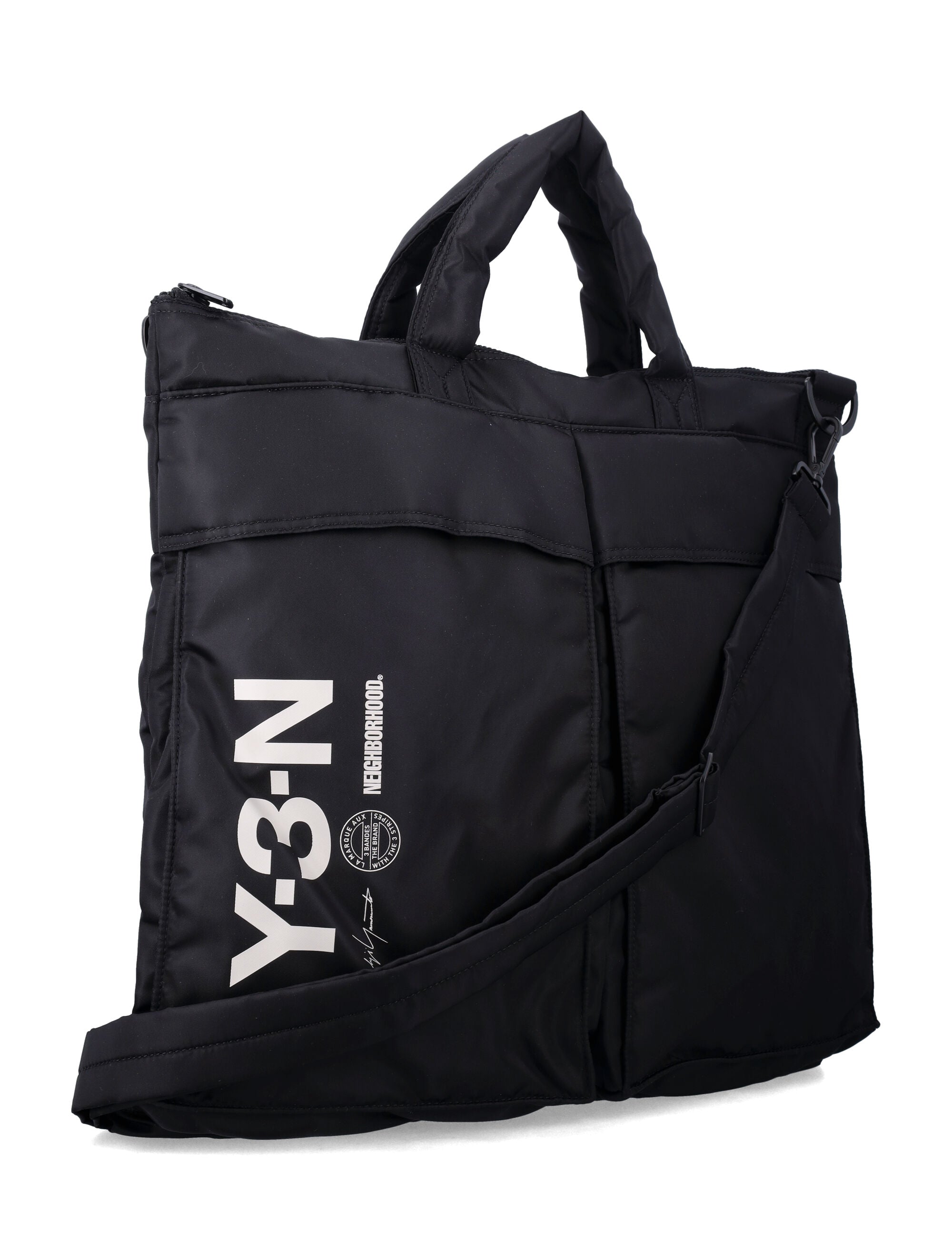 Y-3 X NEIGHBORHOOD Padded Nylon Tote Handbag 48 CM x 45 CM