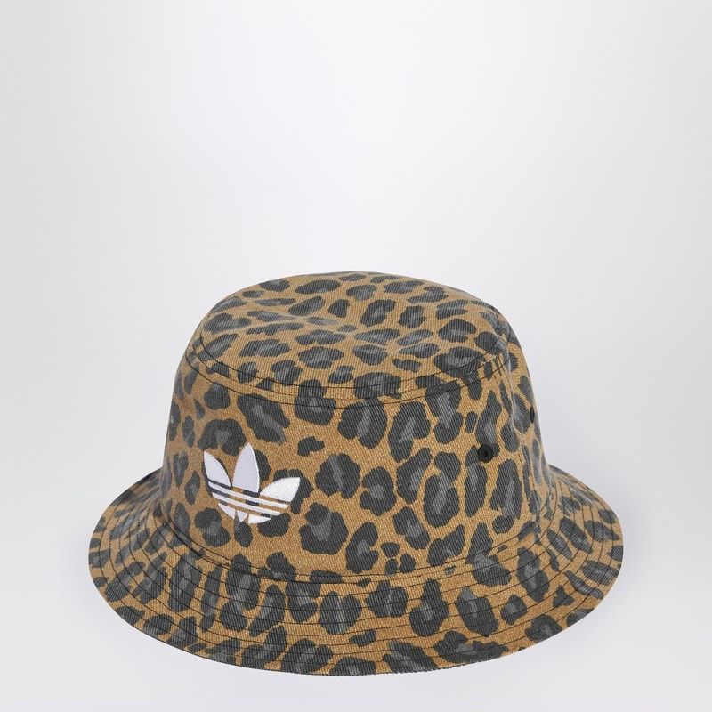 ADIDAS ORIGINALS Leopard-Print Bucket Hat for Women - FW25
