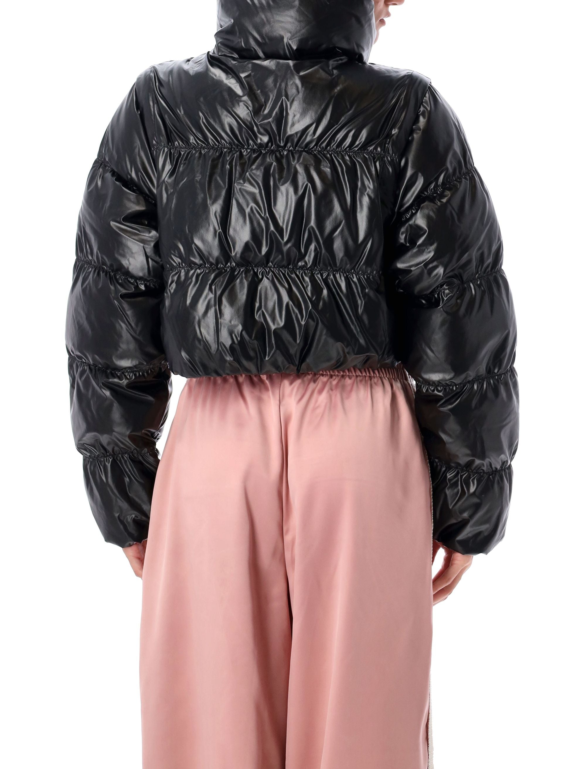 ADIDAS ORIGINALS Glossy Puffer Crop