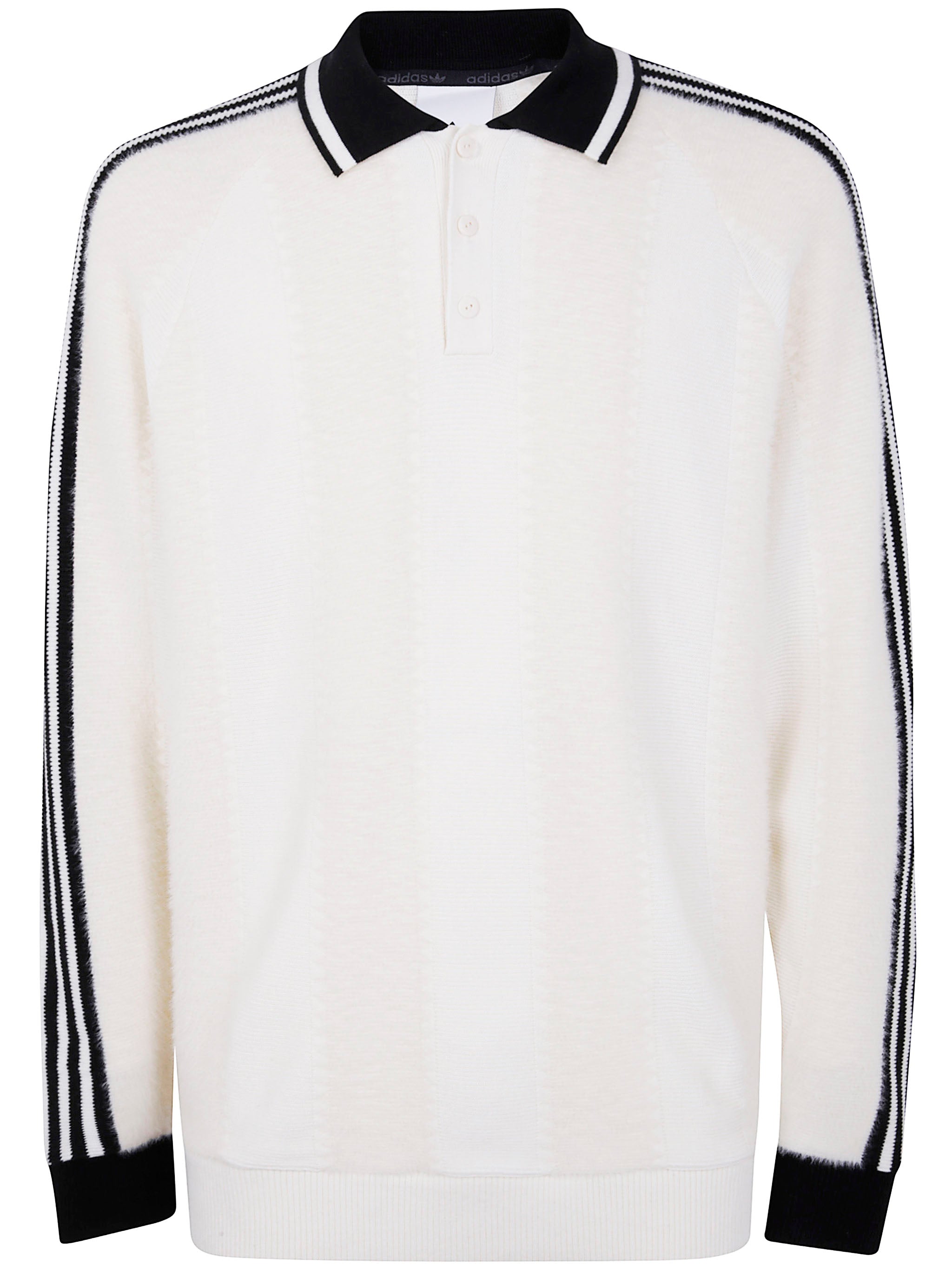 ADIDAS ORIGINALS Premium Knit Quarter-Button T-Shirt - Men's Regular Fit